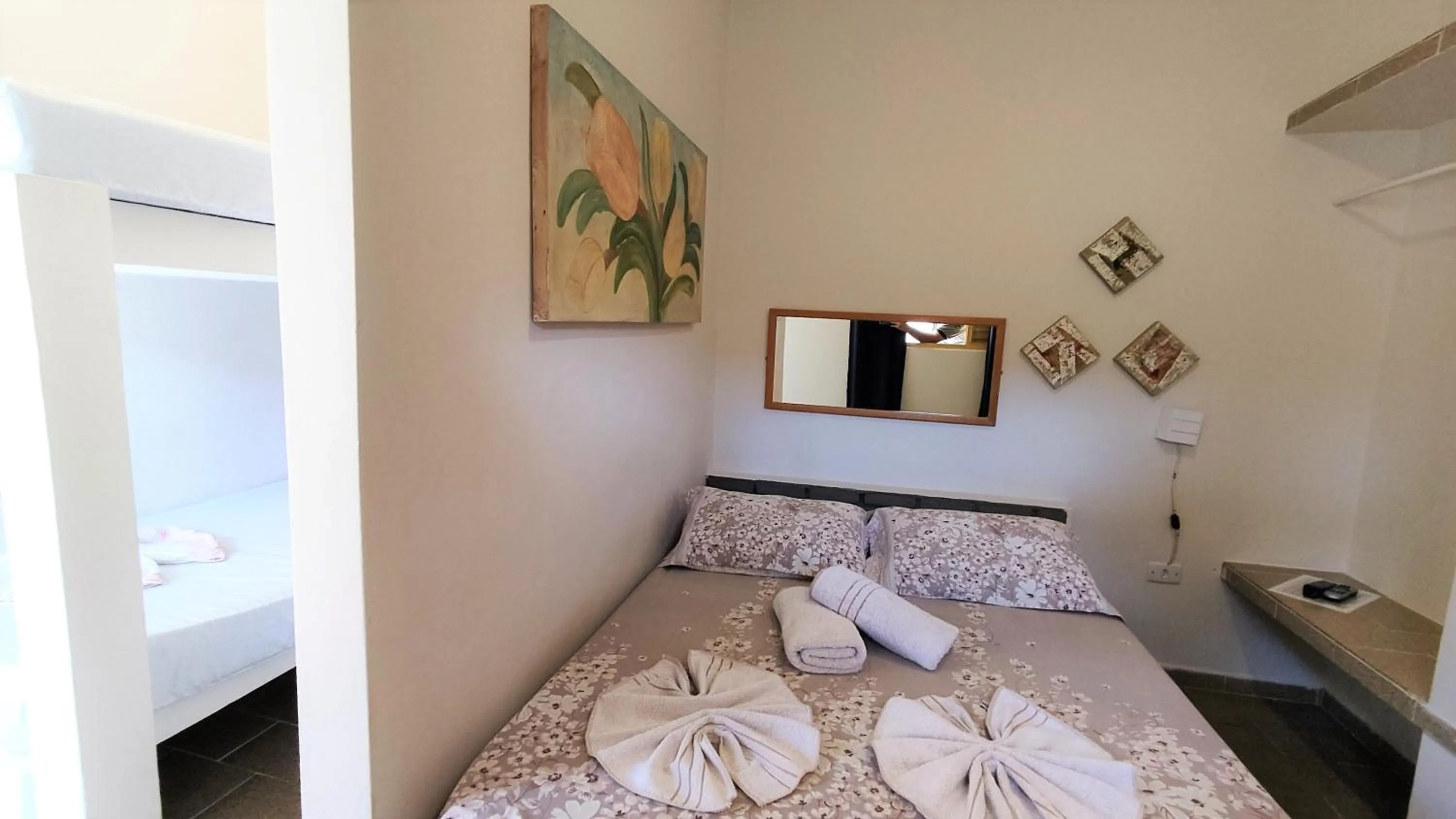 Bed in Chalés Vila da Serra