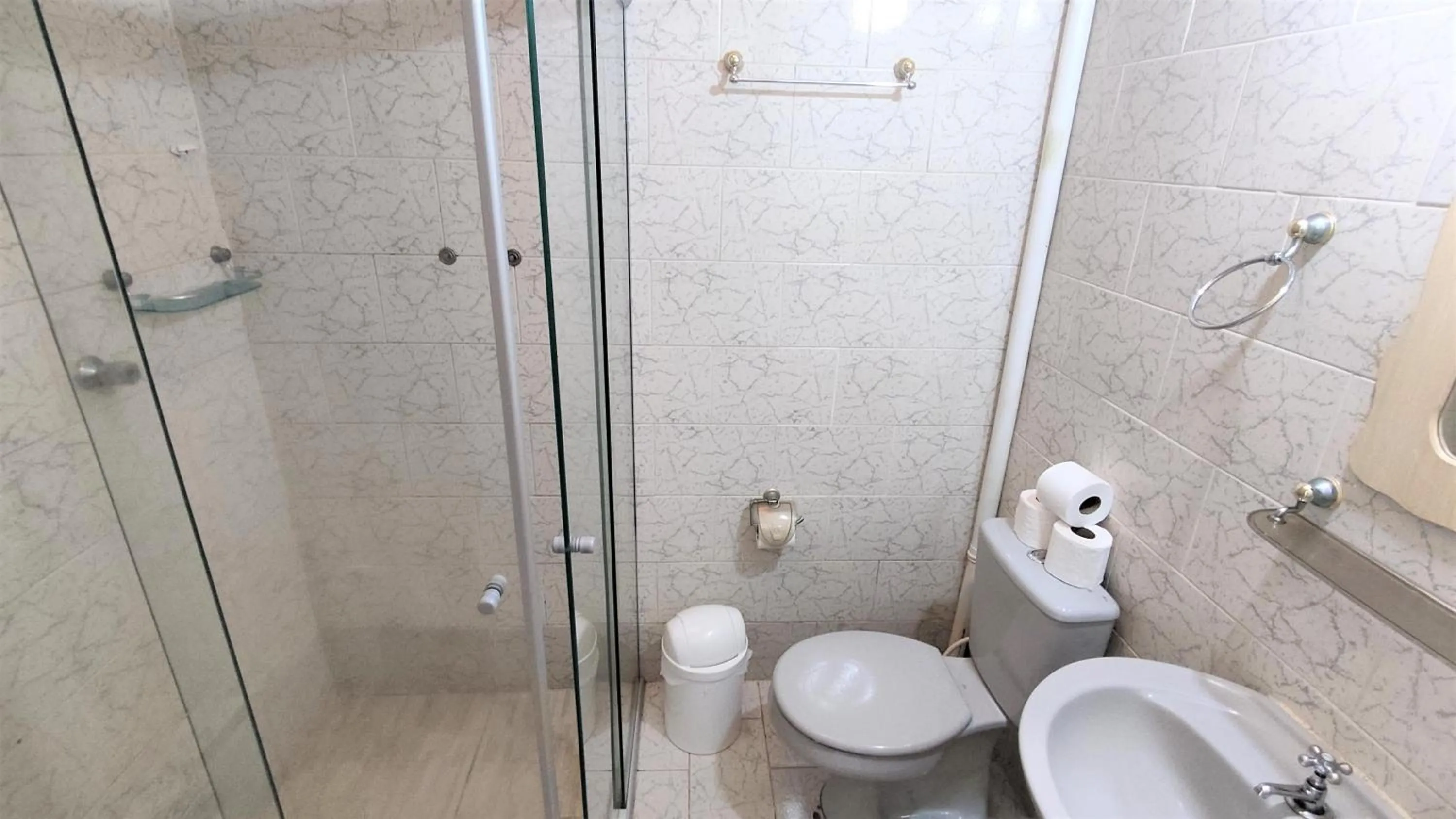 Bathroom in Chalés Vila da Serra