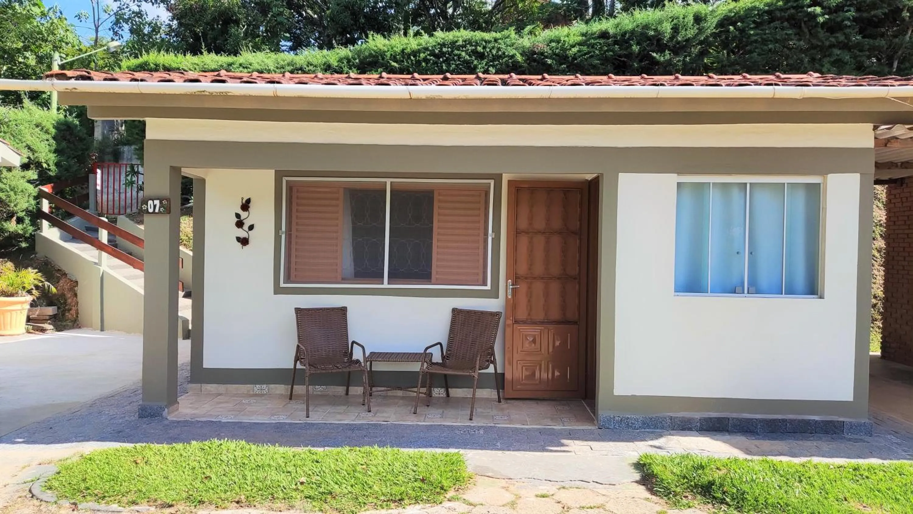 Patio in Chalés Vila da Serra