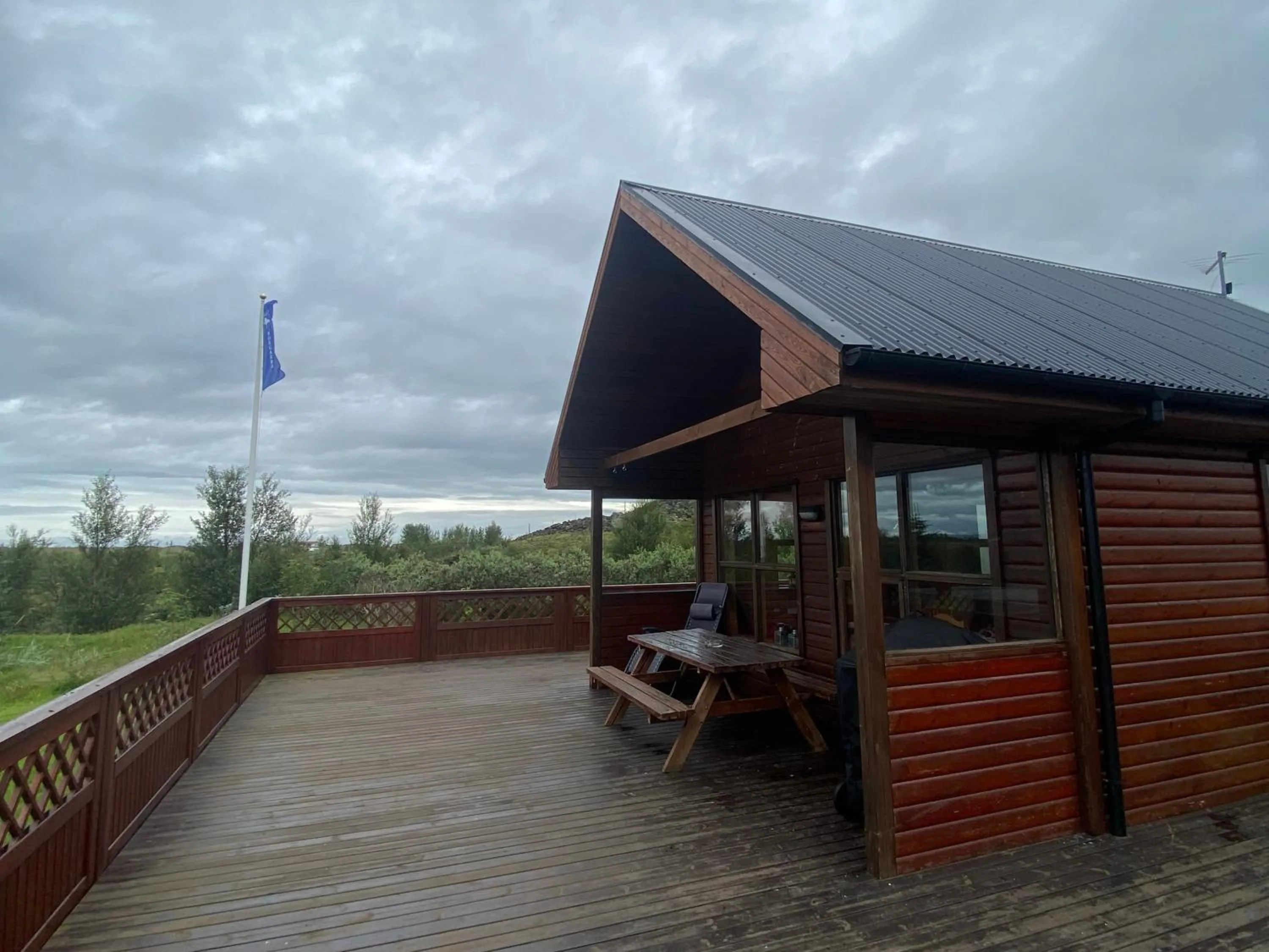 Balcony/Terrace in Borgarbæli