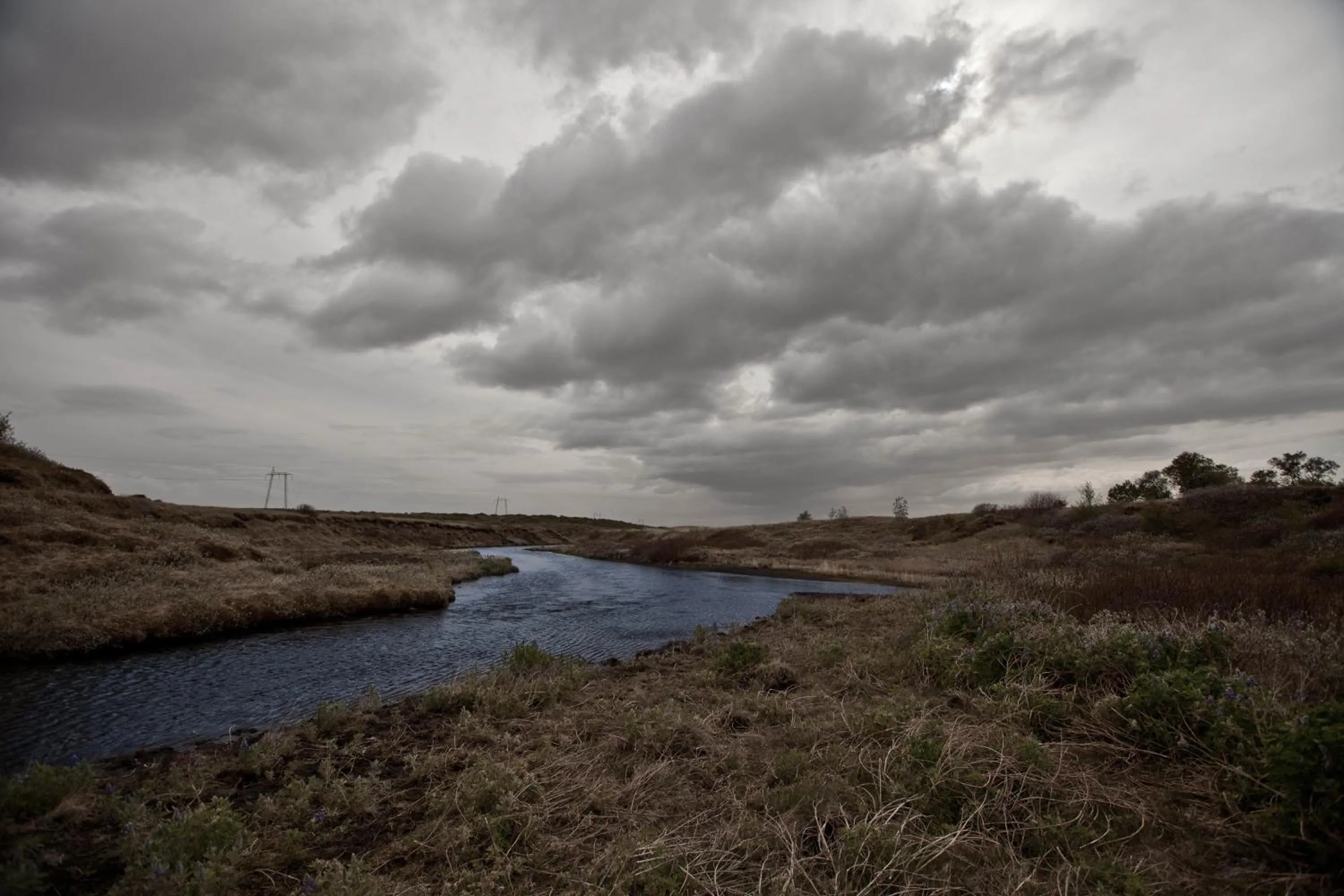 Natural landscape in Borgarbæli