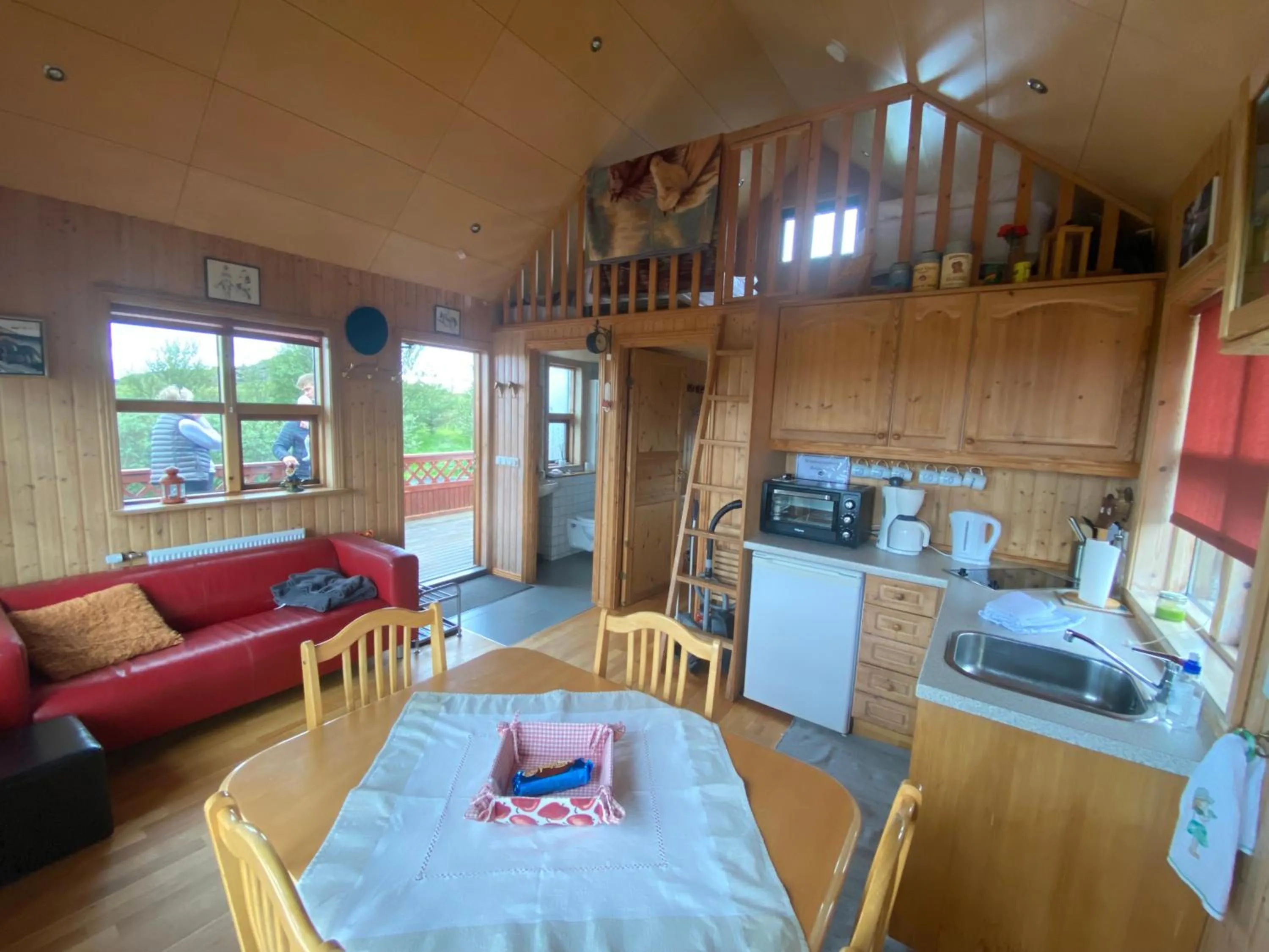 Kitchen or kitchenette in Borgarbæli