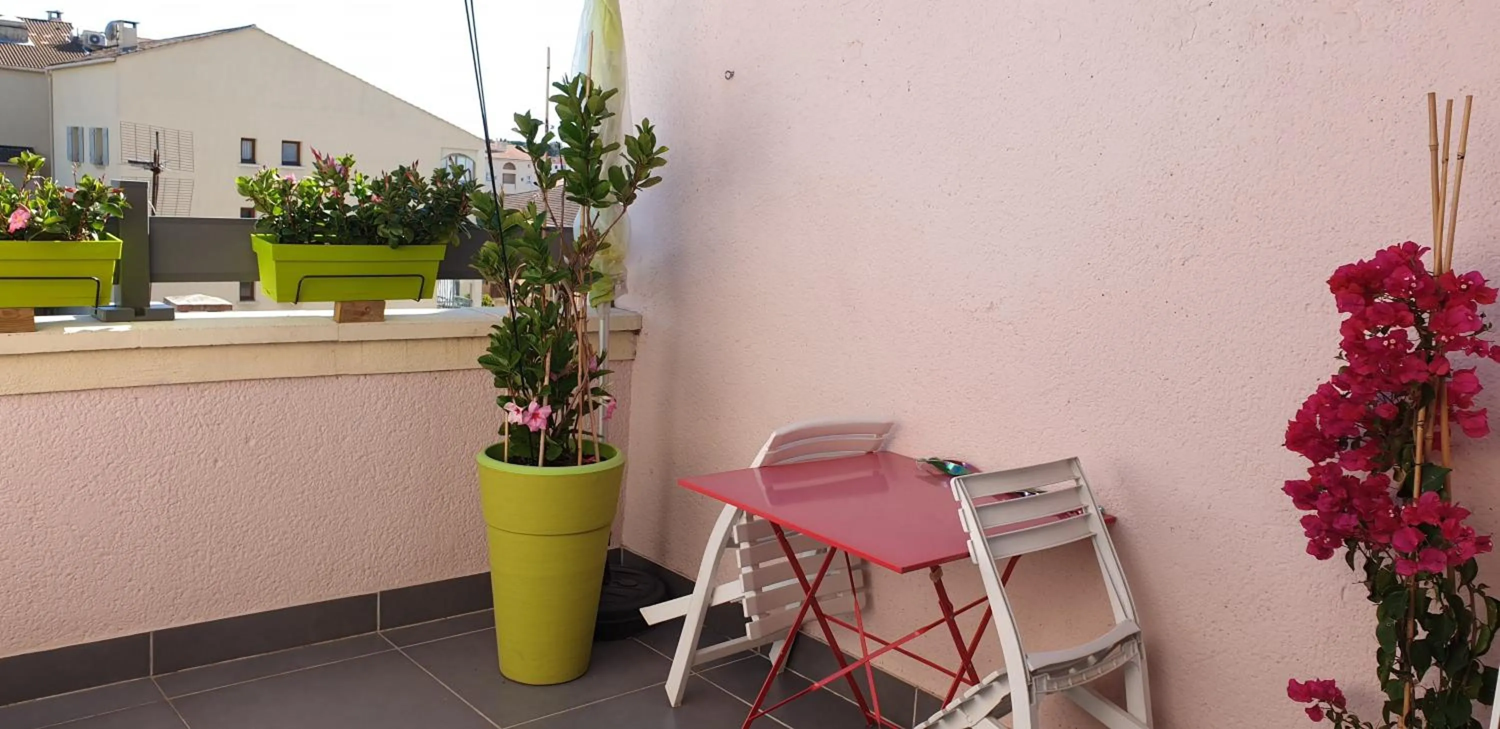 Balcony/Terrace in Chambres d'hôtes Chez Pat et Nanou