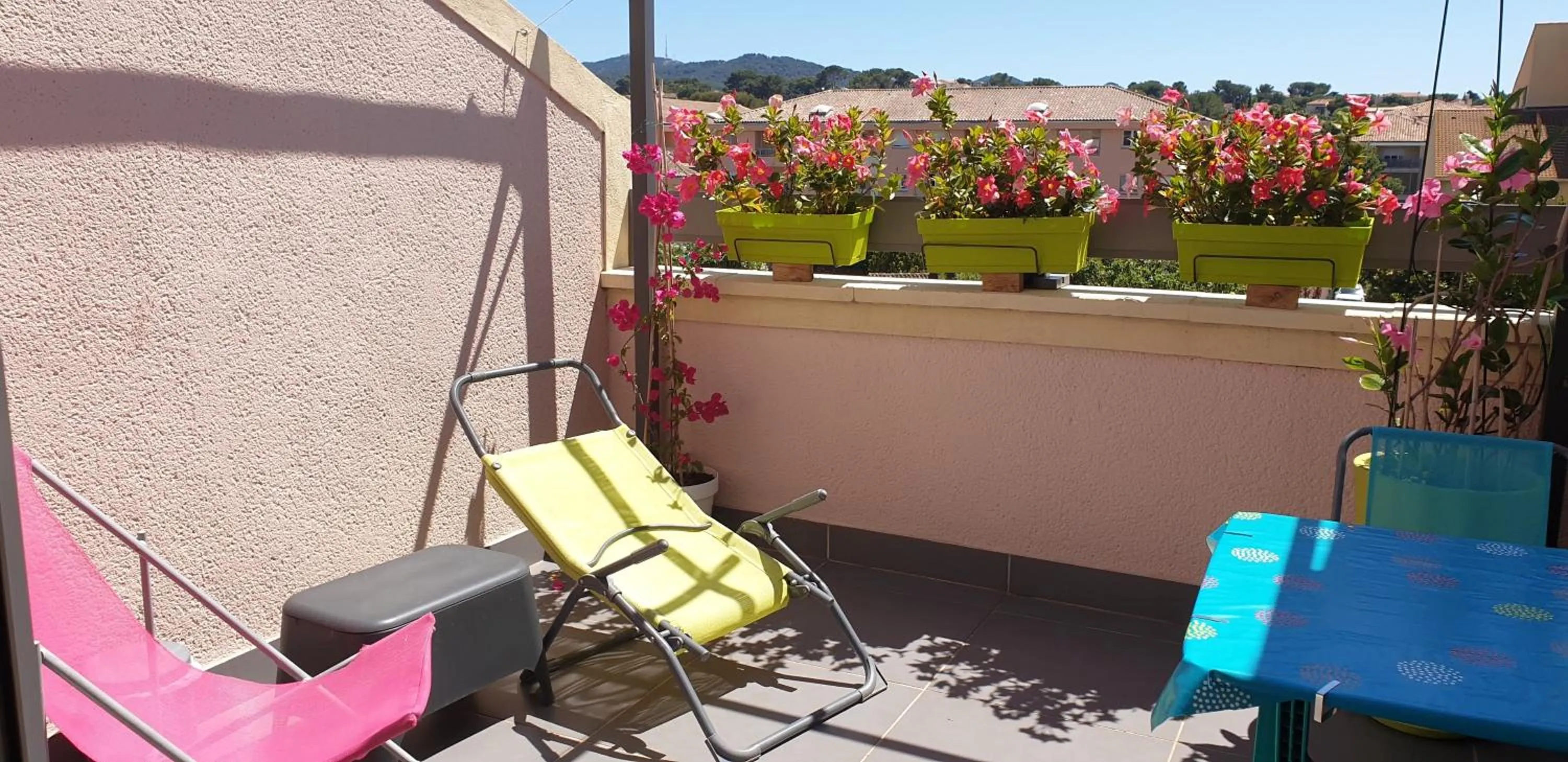 Balcony/Terrace in Chambres d'hôtes Chez Pat et Nanou