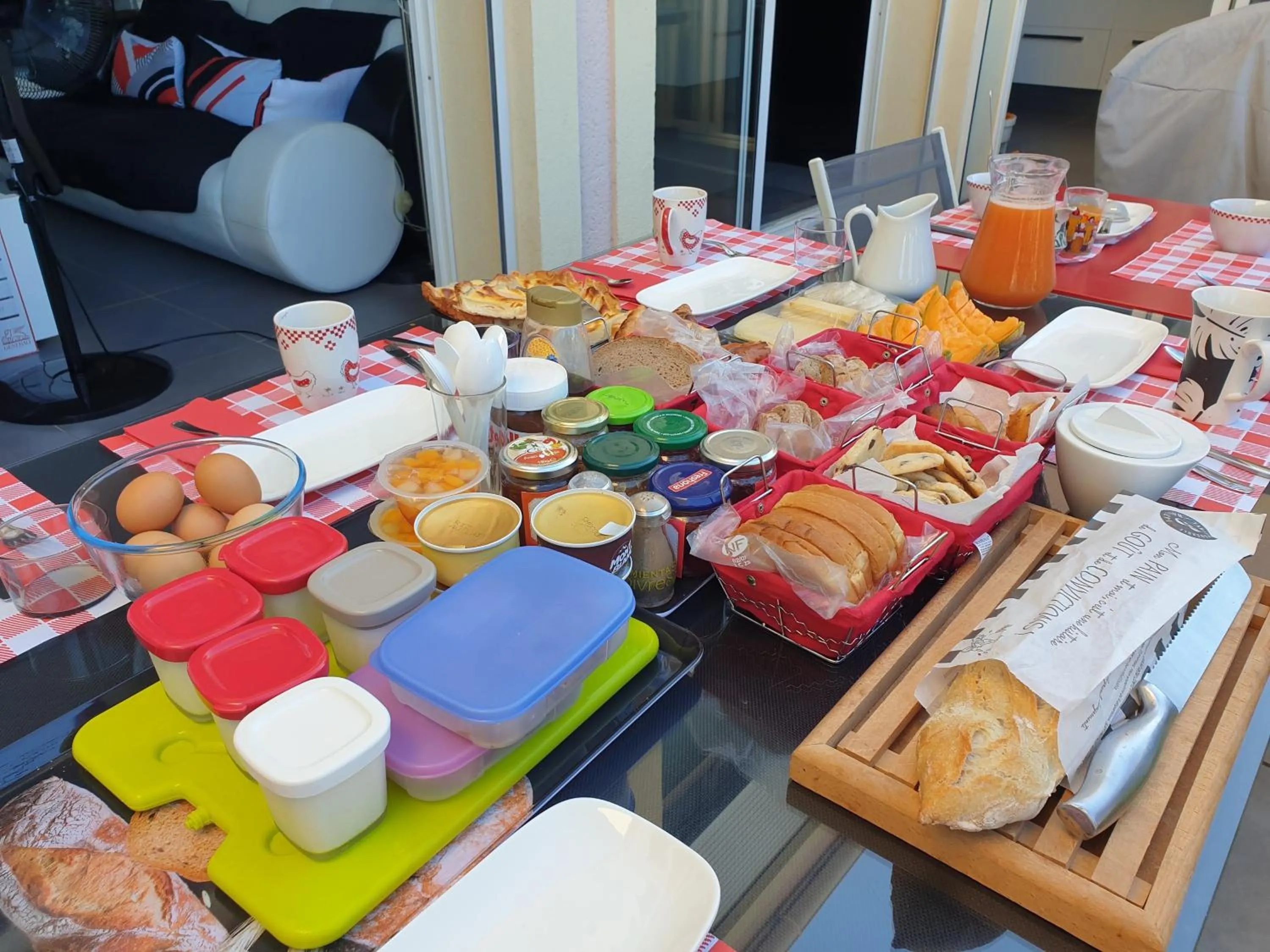 Breakfast in Chambres d'hôtes Chez Pat et Nanou