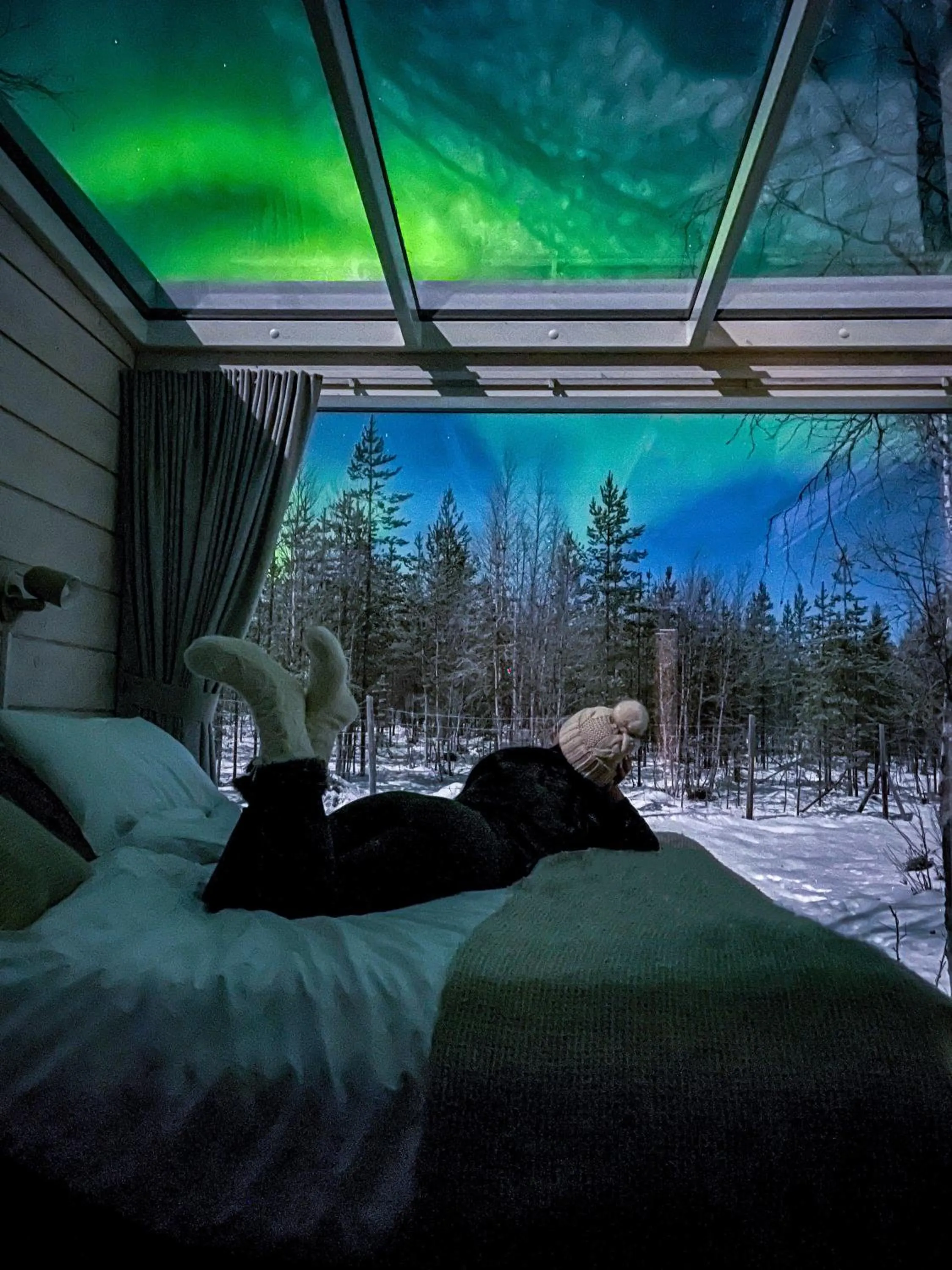 Bed in Northern Lights Ranch