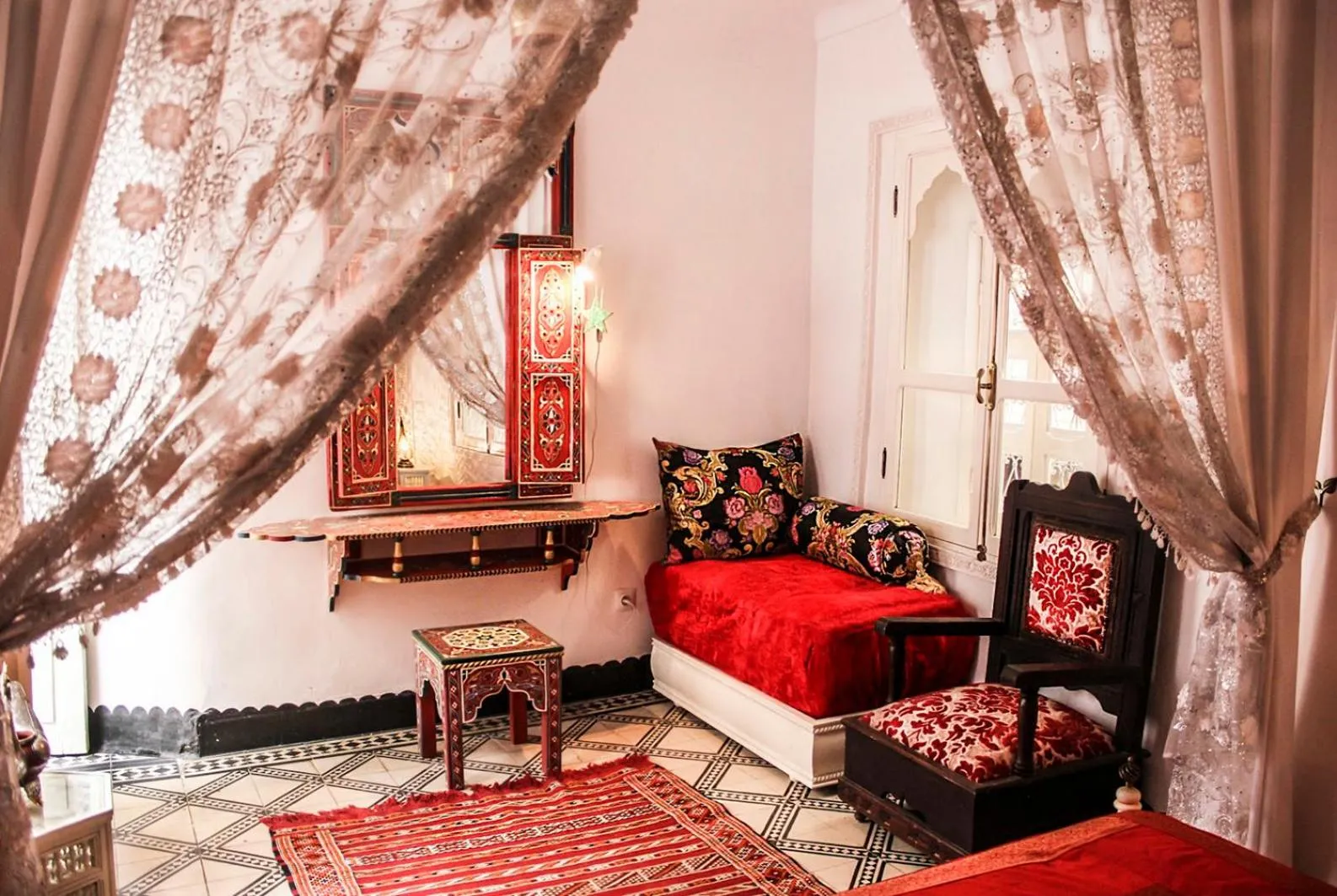 Bed in Riad Dar Arsama