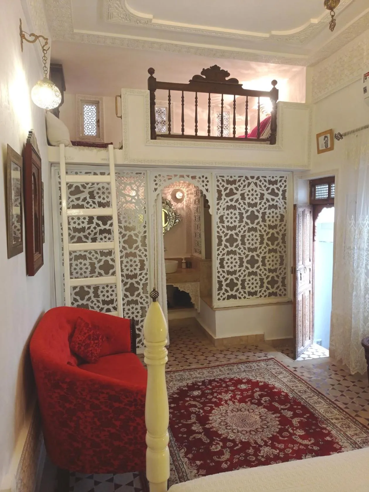 Bed in Riad Dar Arsama