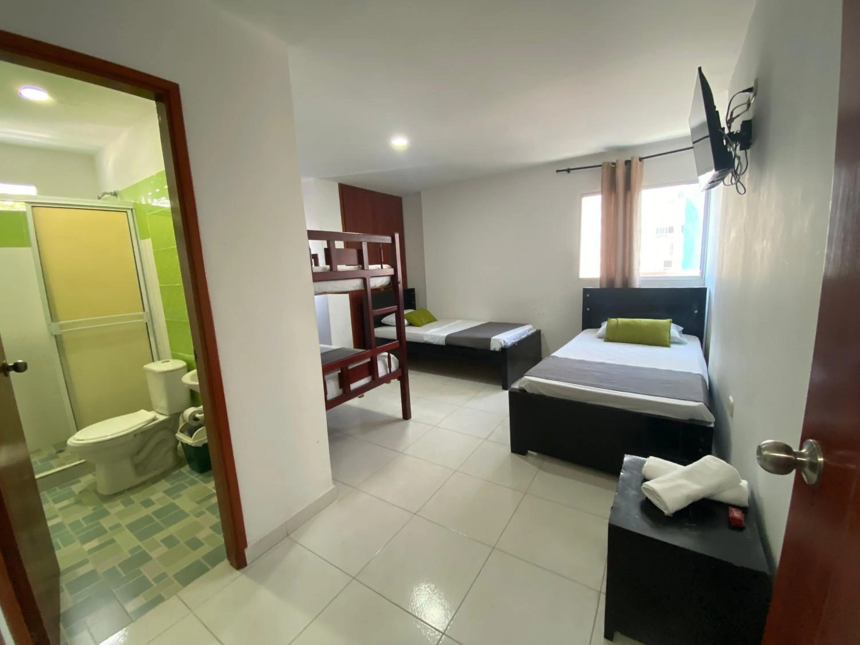 Bed in Hotel Coral Santa Marta