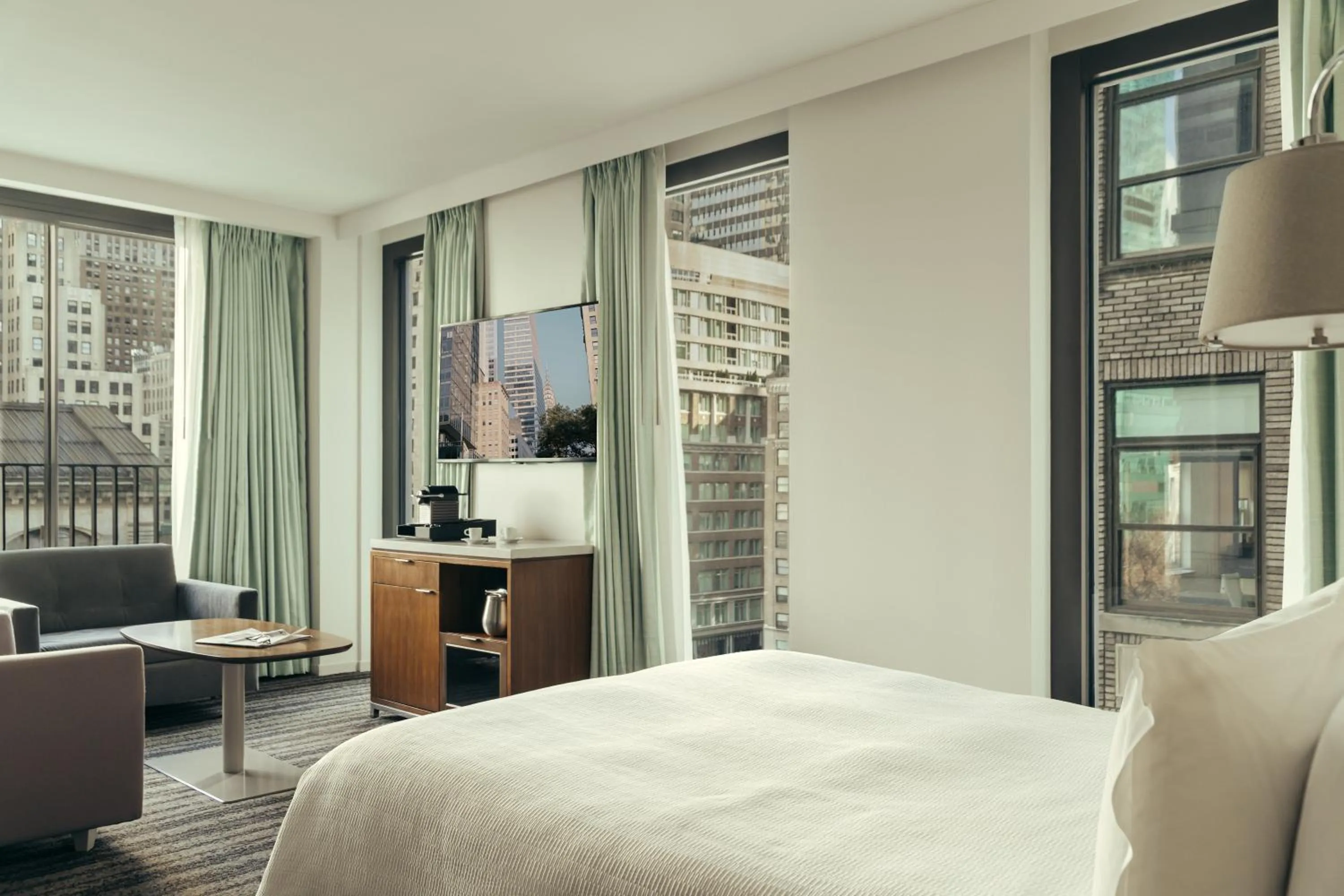 Bed in Park Terrace Hotel