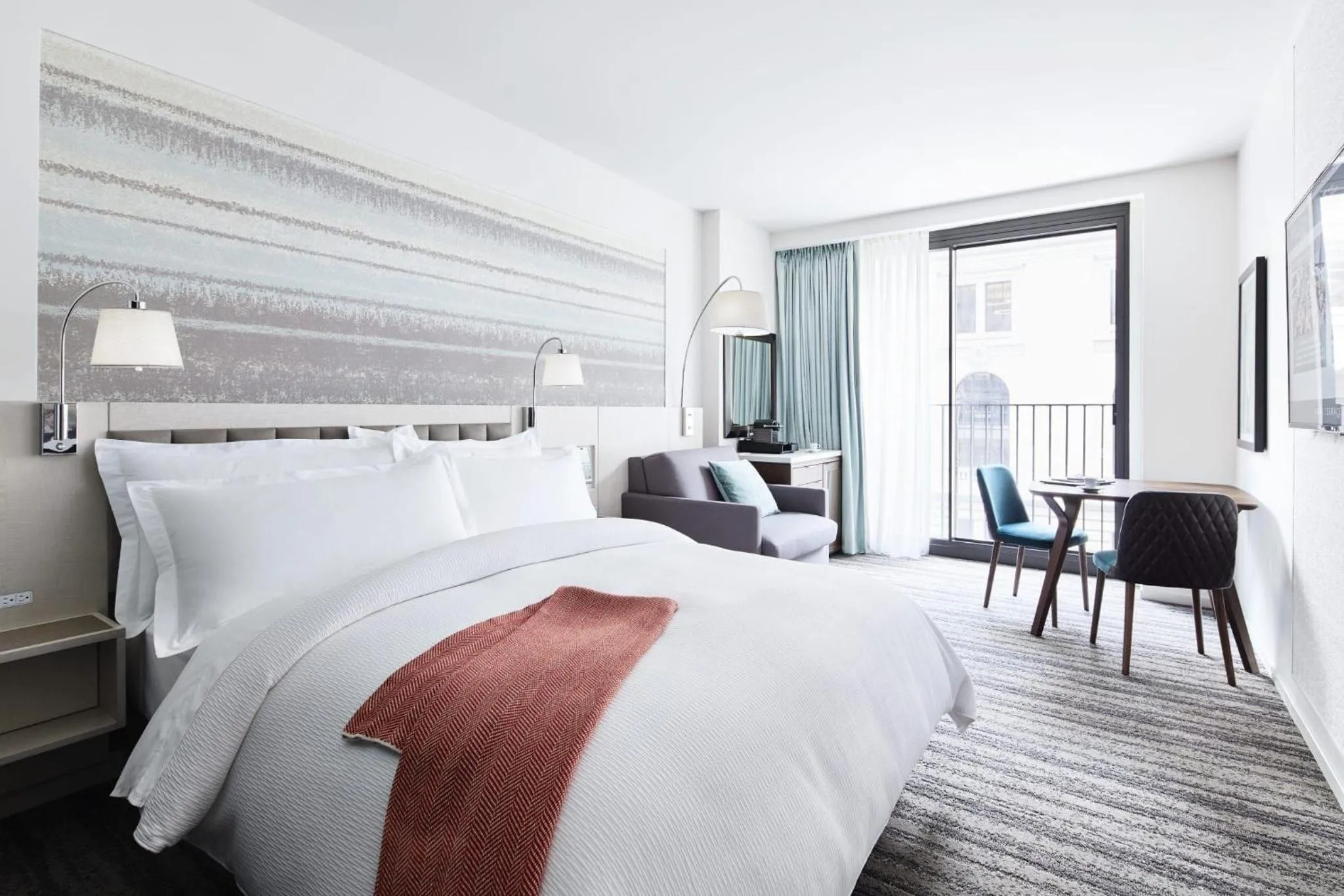 View (from property/room), Bed in Park Terrace Hotel