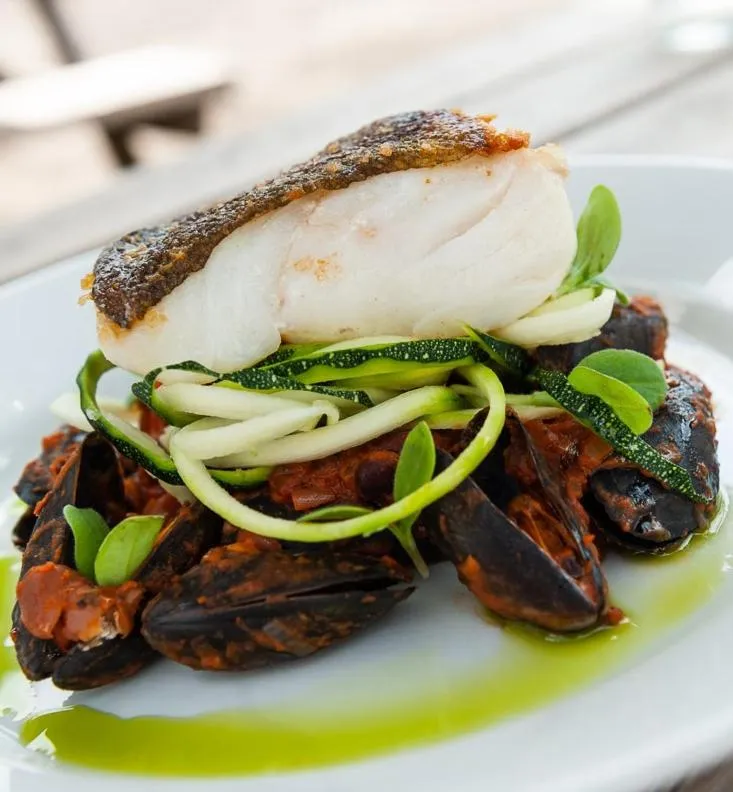 Food close-up in The Red Lion, Barn Accommodation