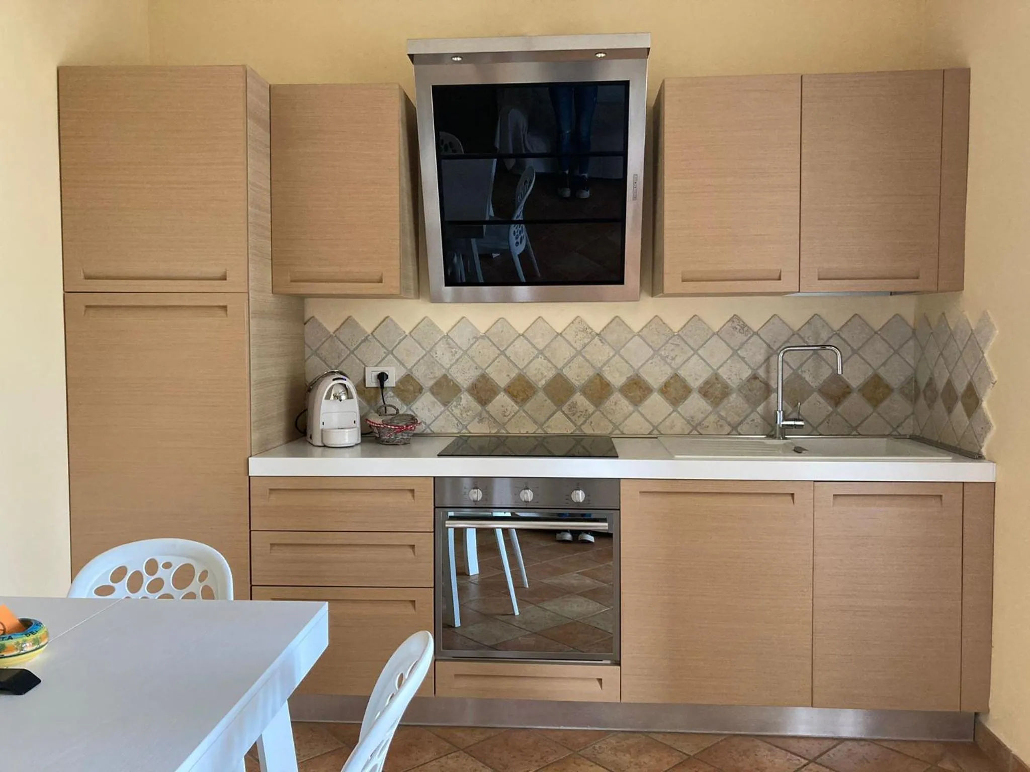 Kitchen or kitchenette in Tenuta dei Principi