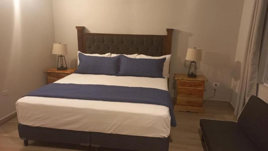 Bed in Deluxe SandCastles Condos