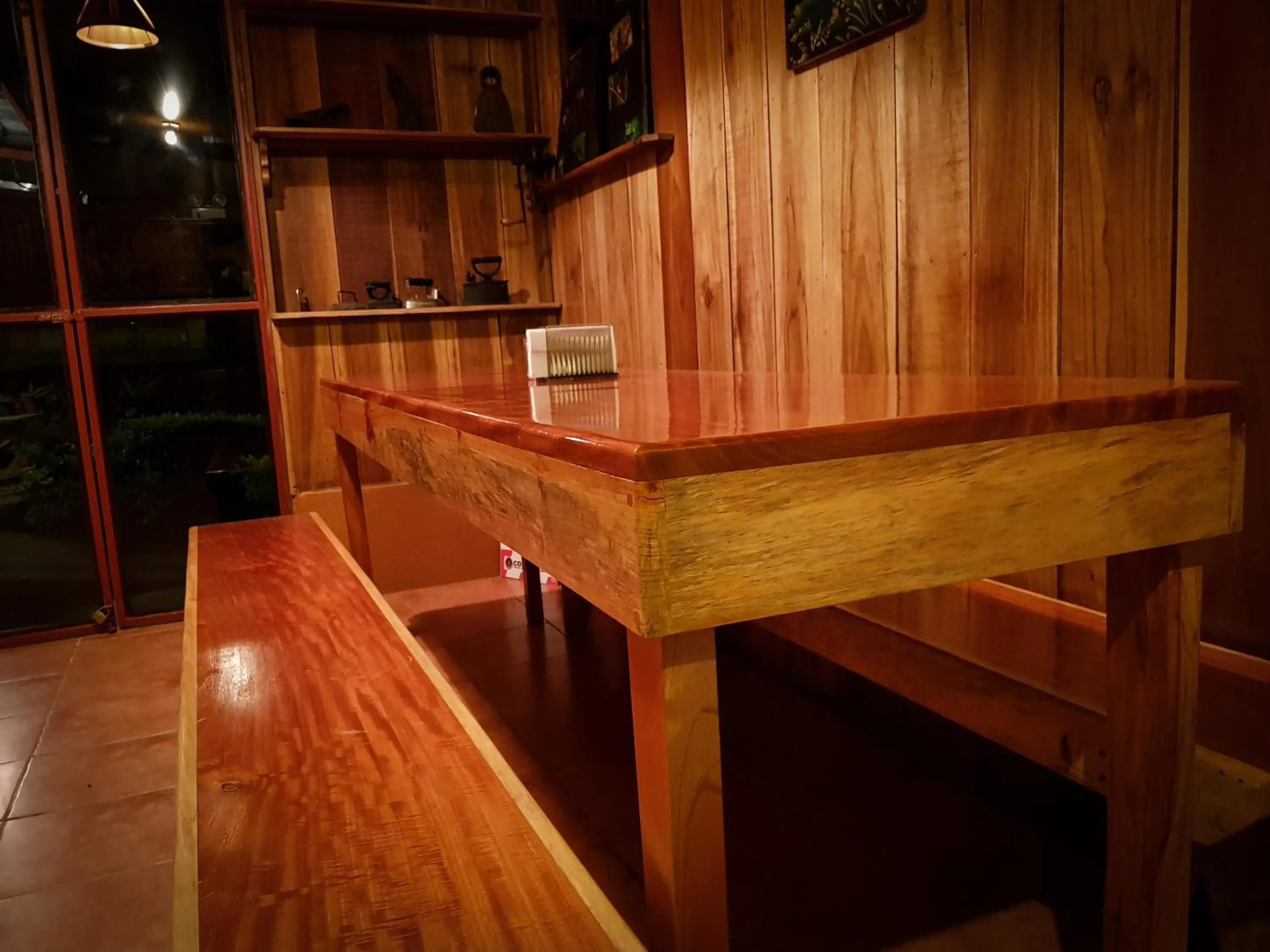 Communal kitchen in Greemount Hotel