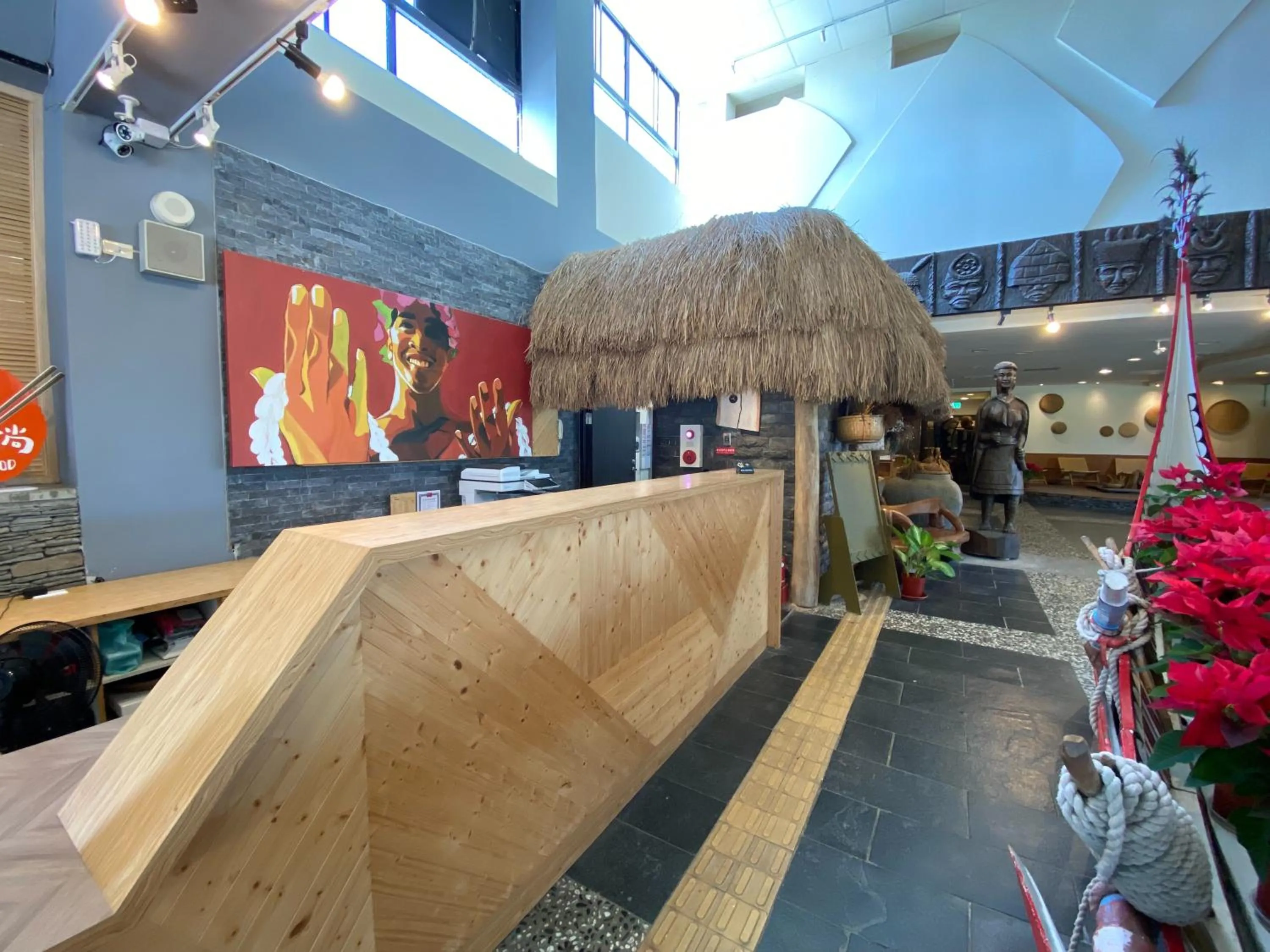 Decorative detail in Ita taiwan indigenous cultural resort