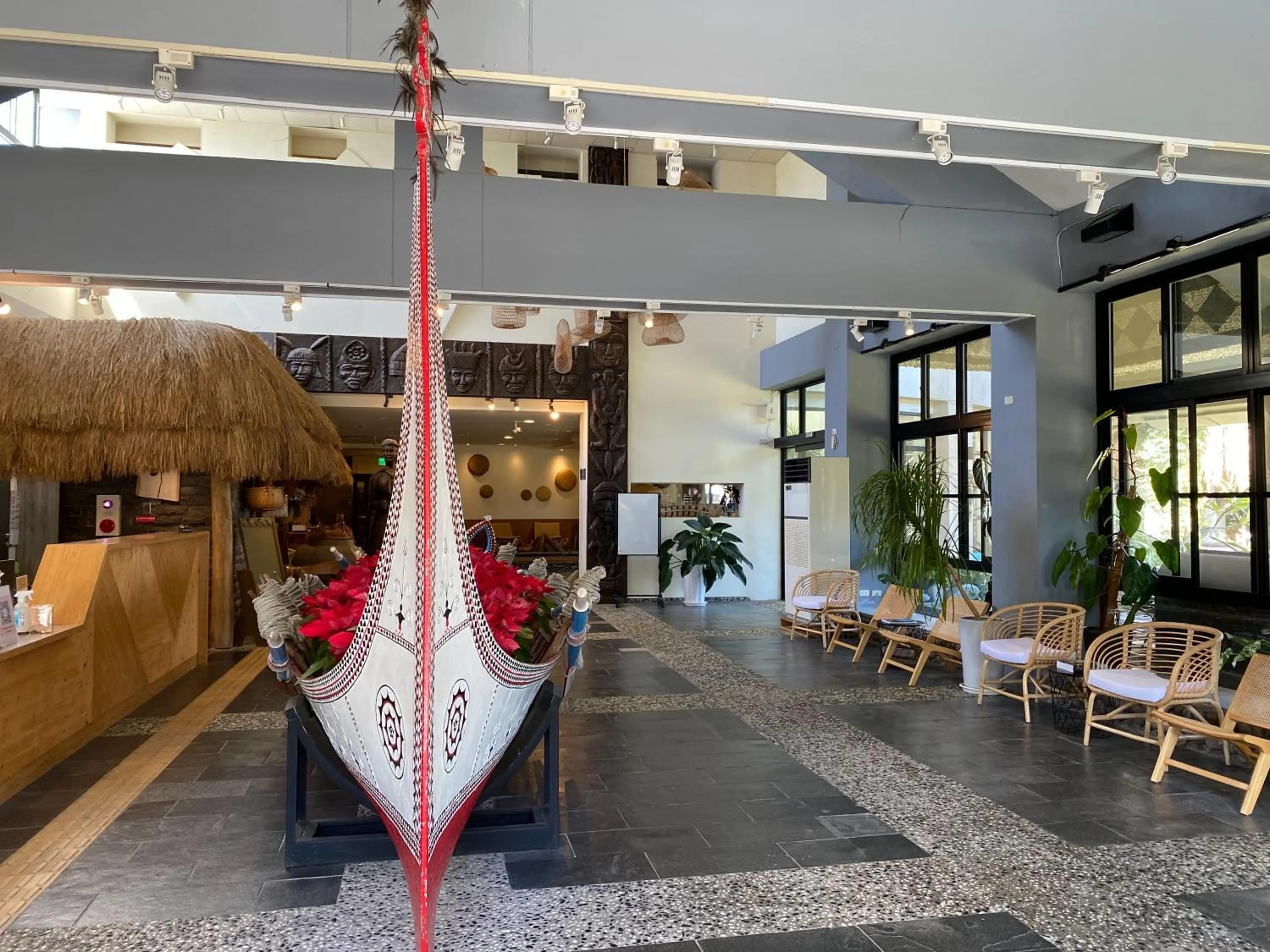 Decorative detail in Ita taiwan indigenous cultural resort