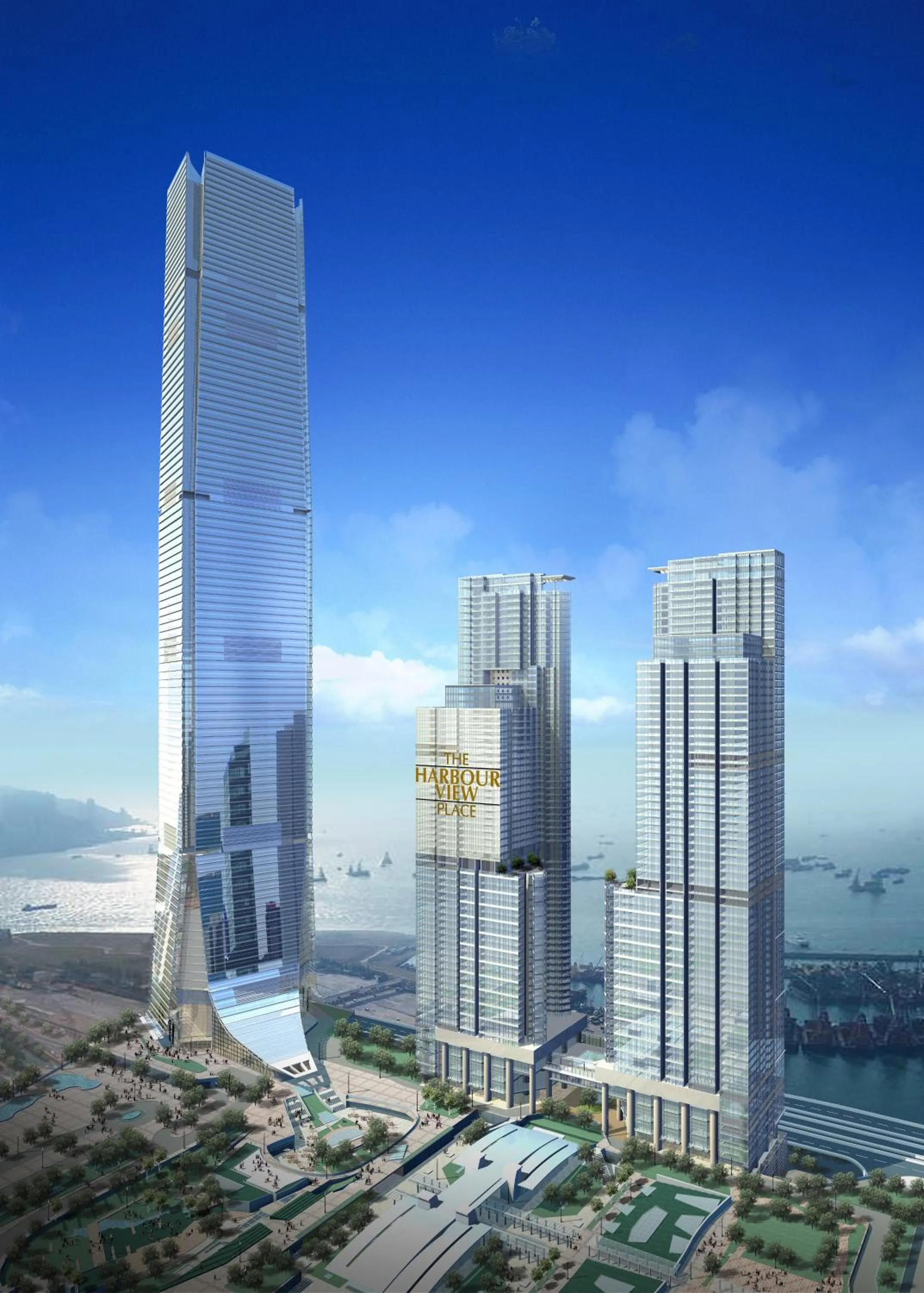 Facade/entrance in The HarbourView Place @ the ICC megalopolis