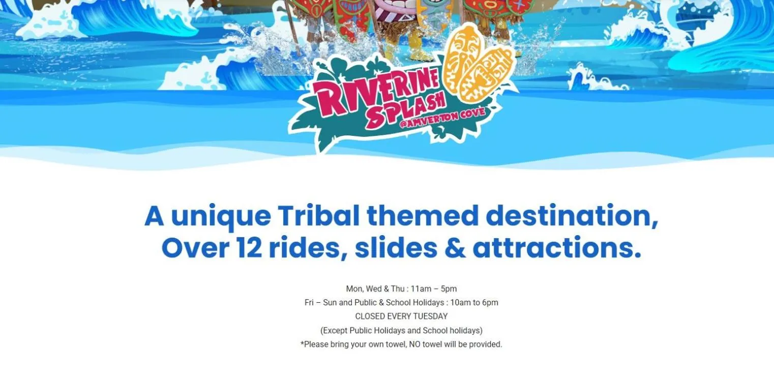 Aqua park in Amverton Cove Golf & Island Resort