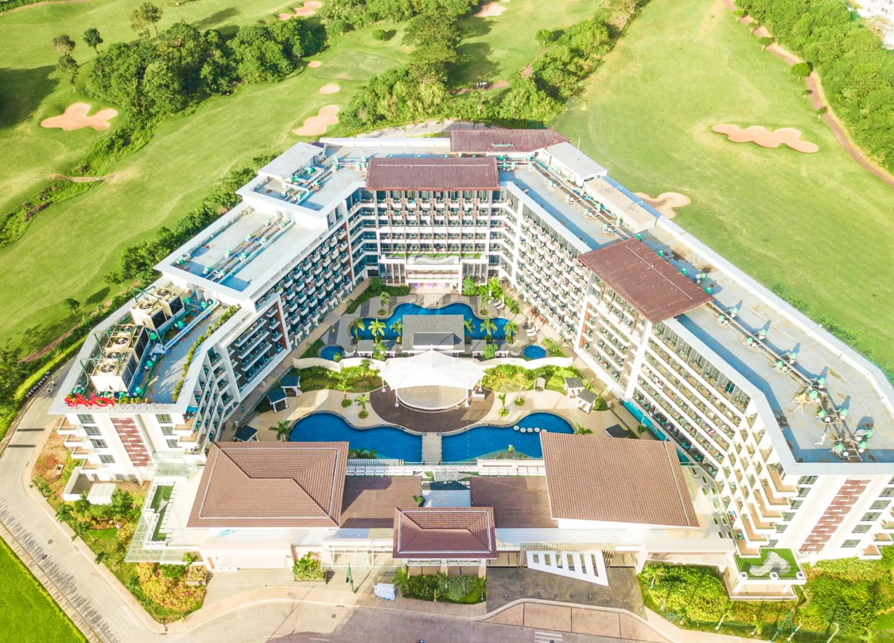 Bird's eye view in Savoy Hotel Boracay near Newcoast Beach
