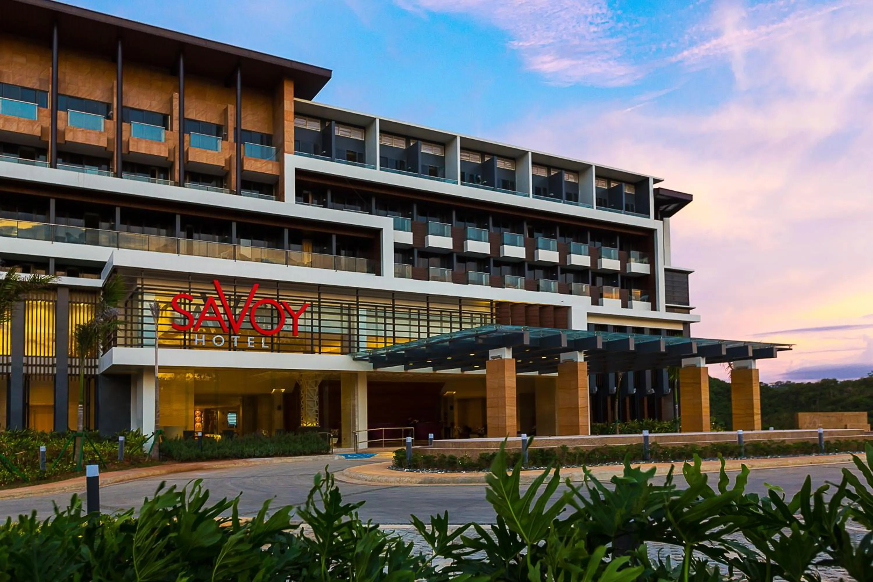 Facade/entrance in Savoy Hotel Boracay near Newcoast Beach