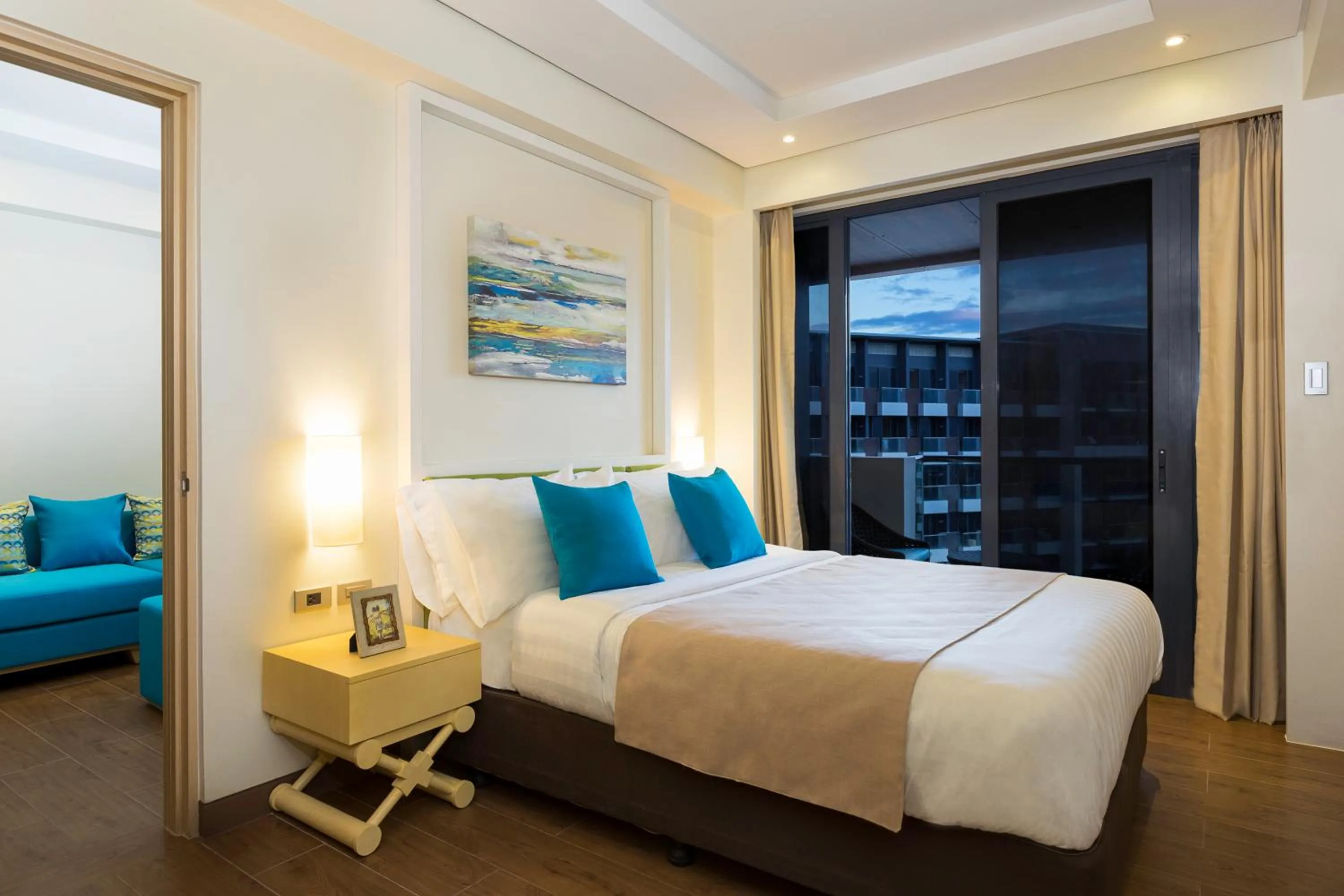 Photo of the whole room, Bed in Savoy Hotel Boracay near Newcoast Beach