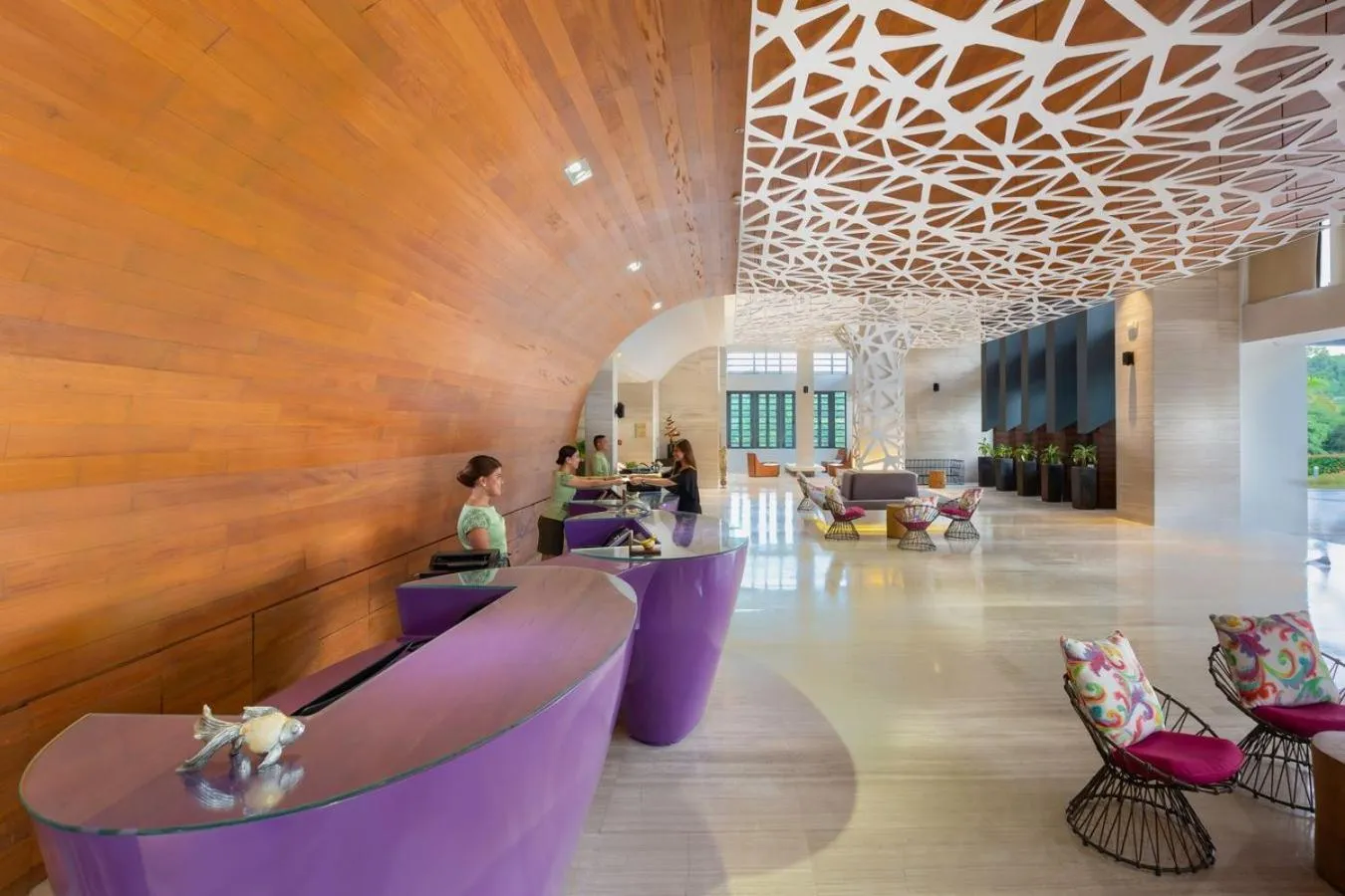 Facade/entrance in Savoy Hotel Boracay near Newcoast Beach