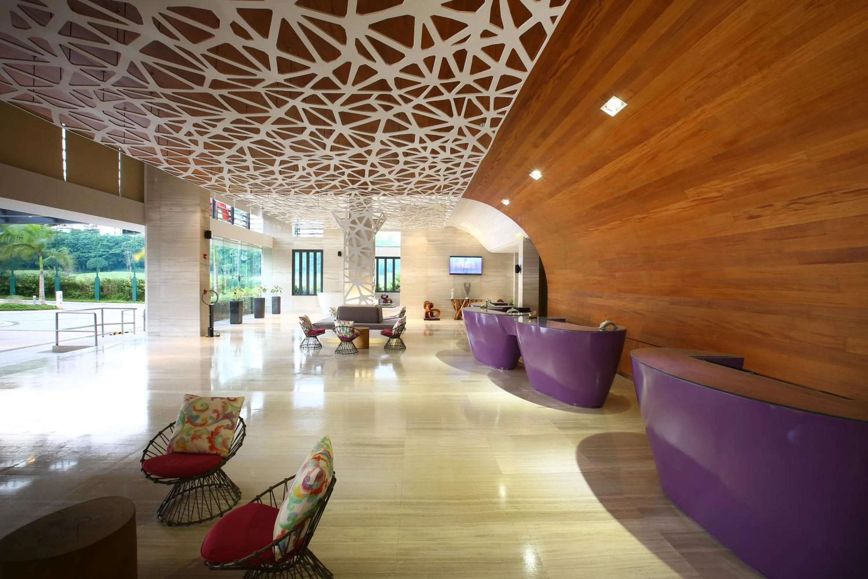 Lobby or reception in Savoy Hotel Boracay near Newcoast Beach