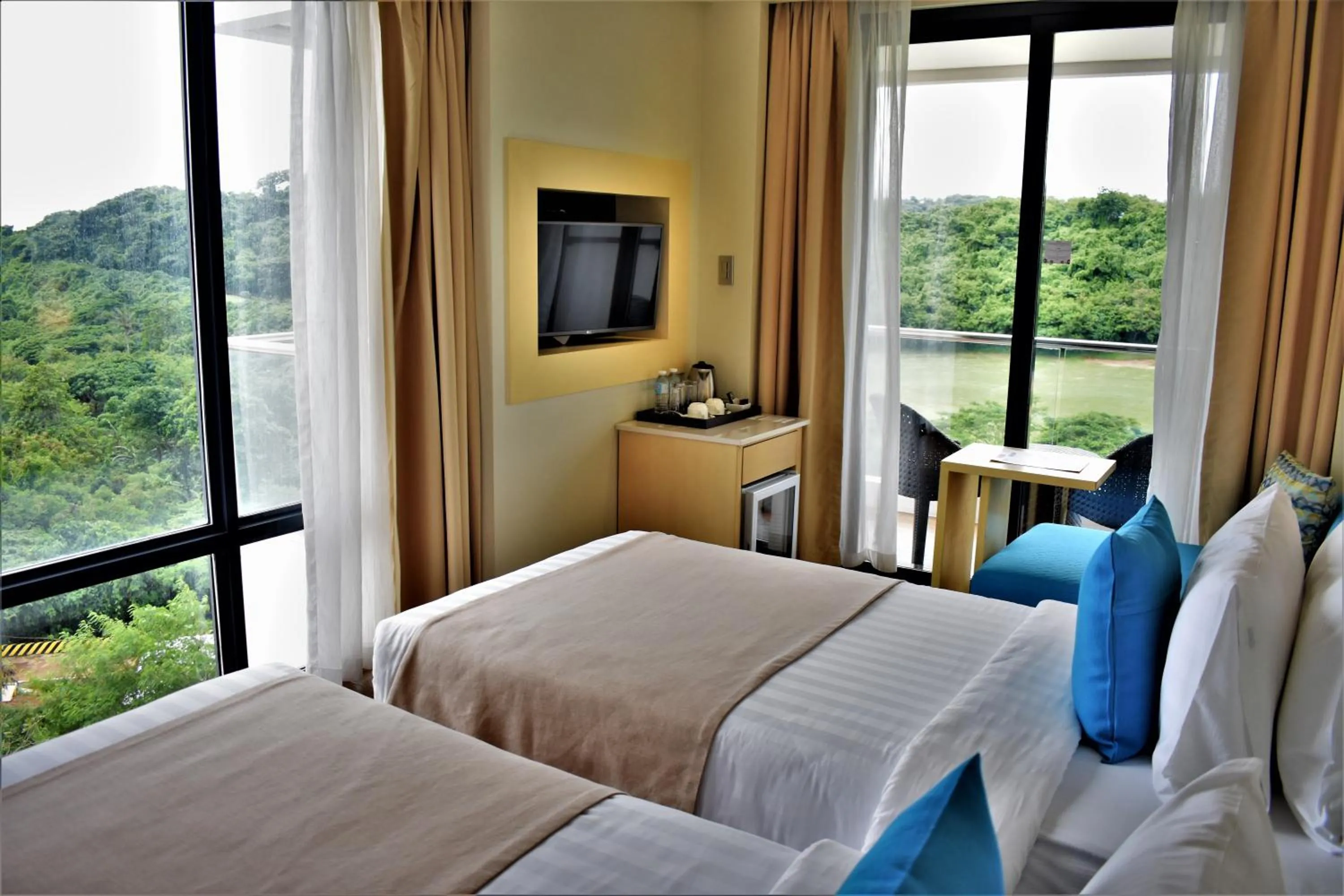 Bed in Savoy Hotel Boracay near Newcoast Beach