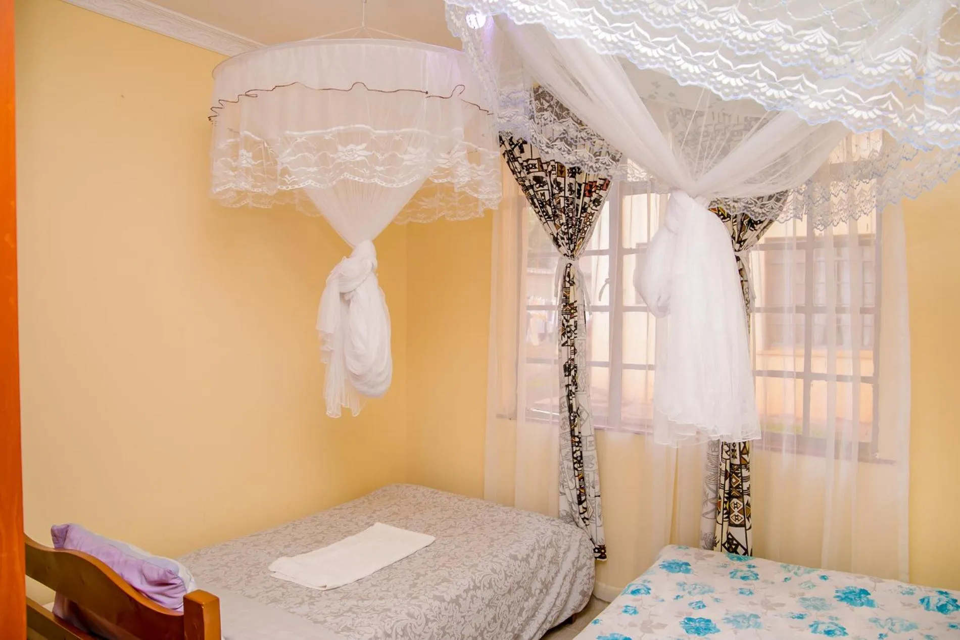 Bed in Nairobi Airport Apartments