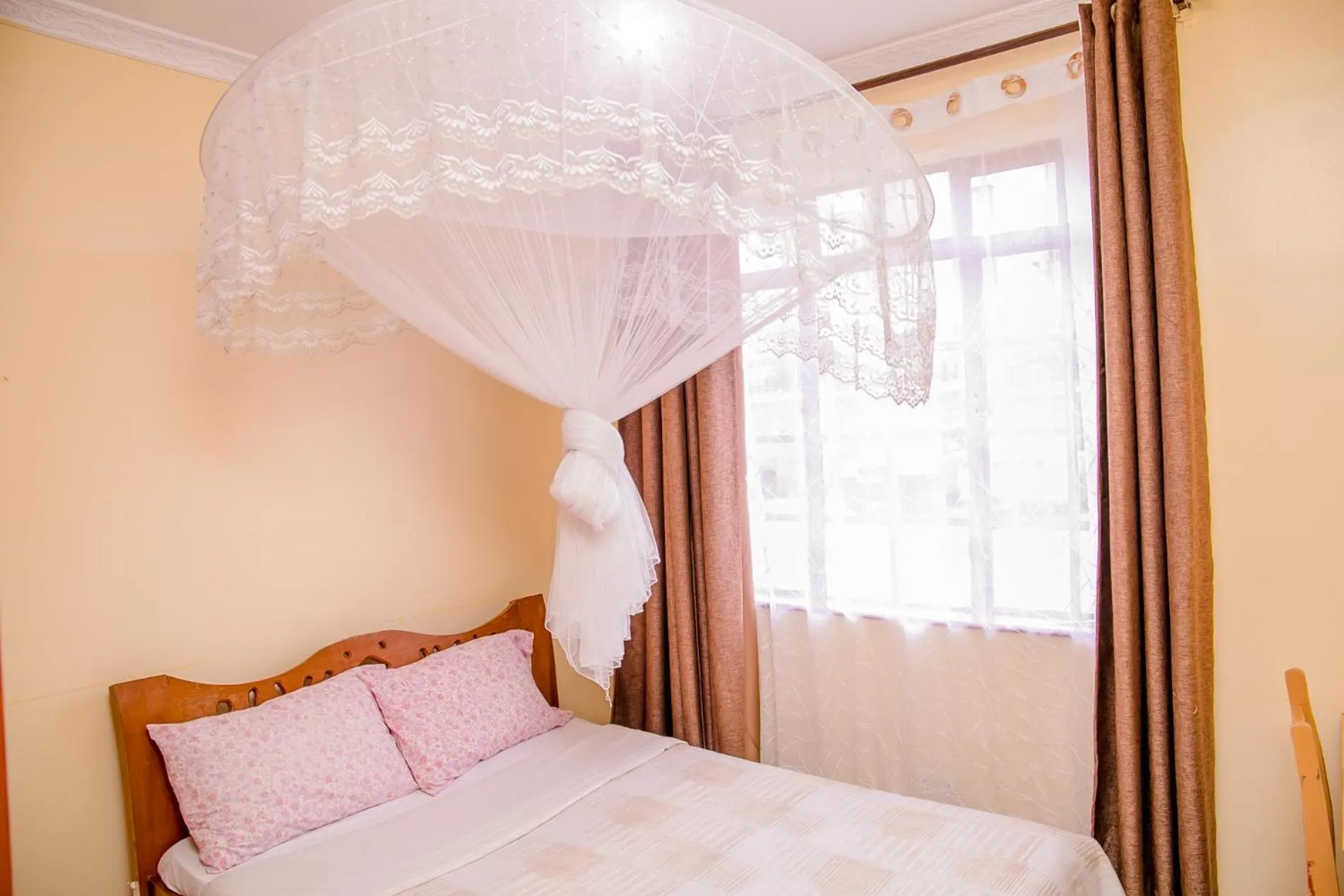 Bed in Nairobi Airport Apartments