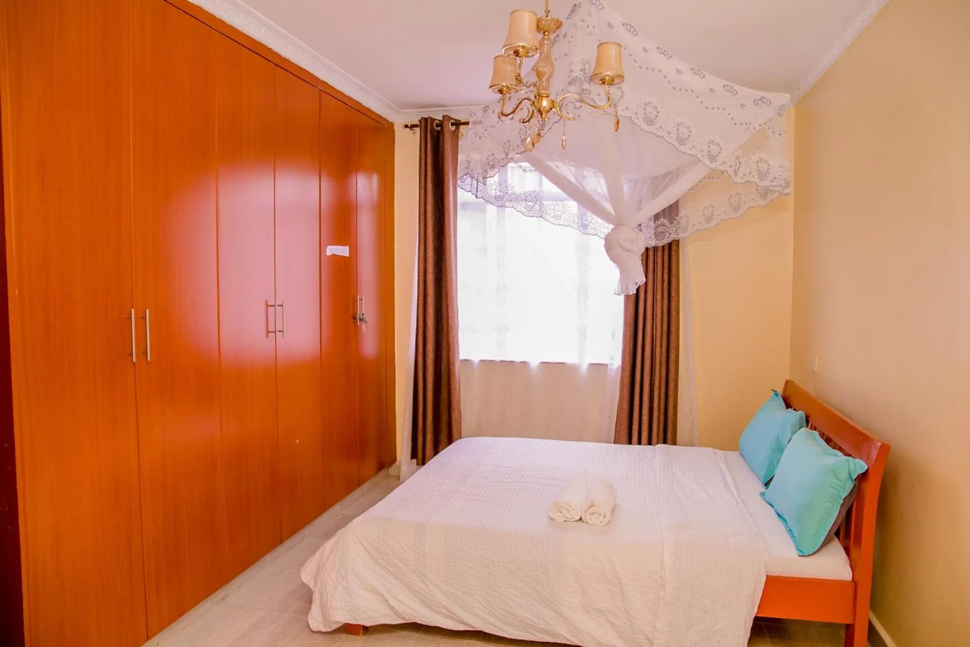 Bedroom in Nairobi Airport Apartments