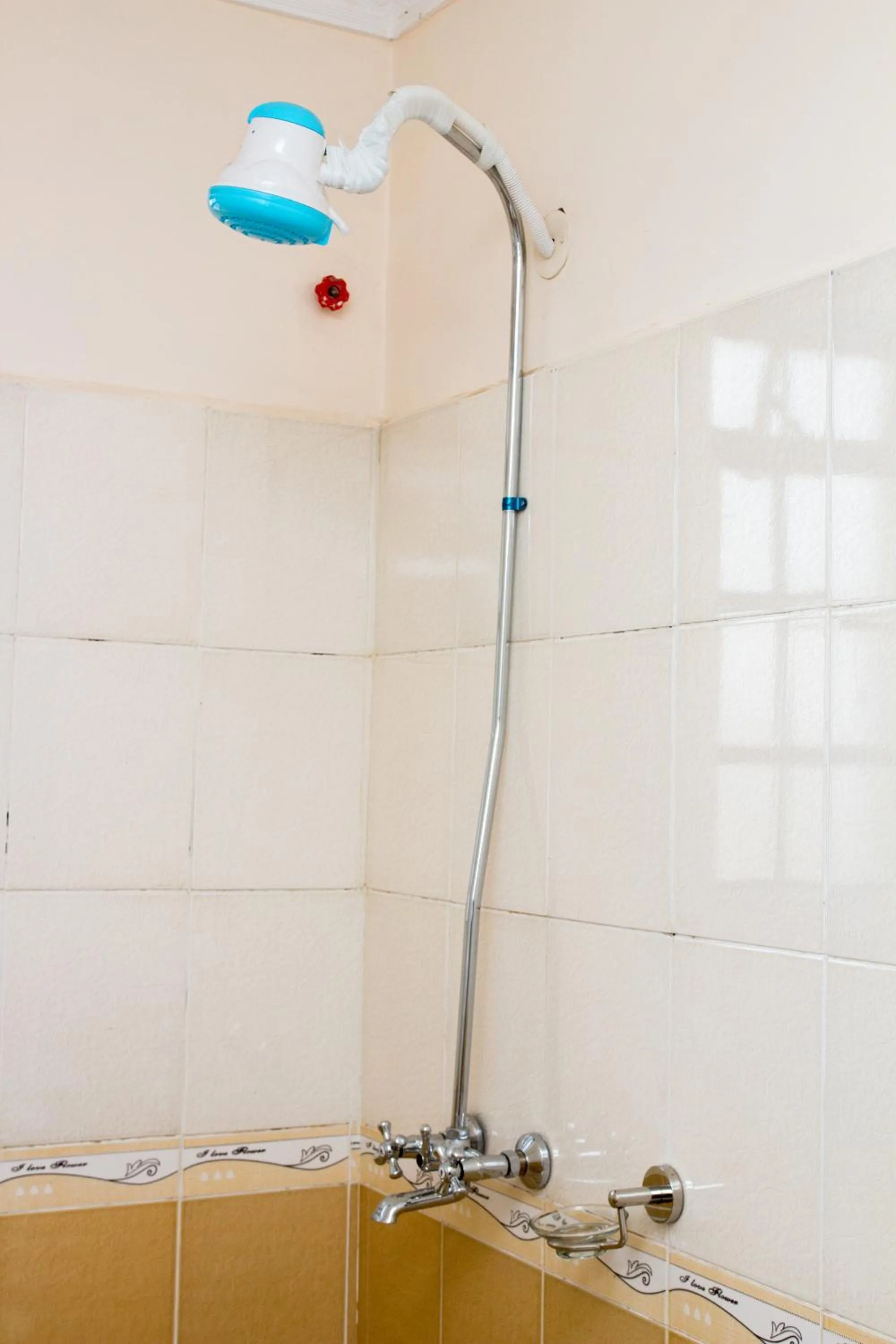 Shower in Nairobi Airport Apartments