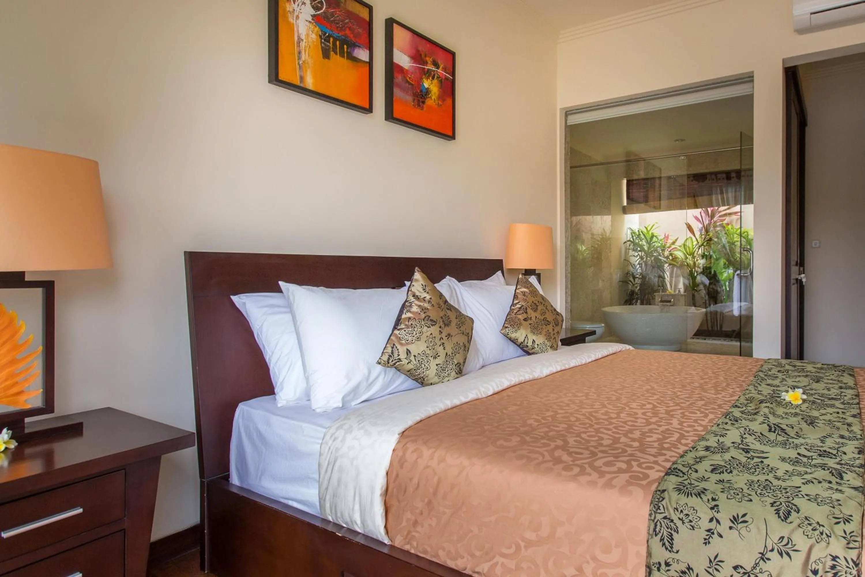 Bed in The Reika Villas by Nagisa Bali