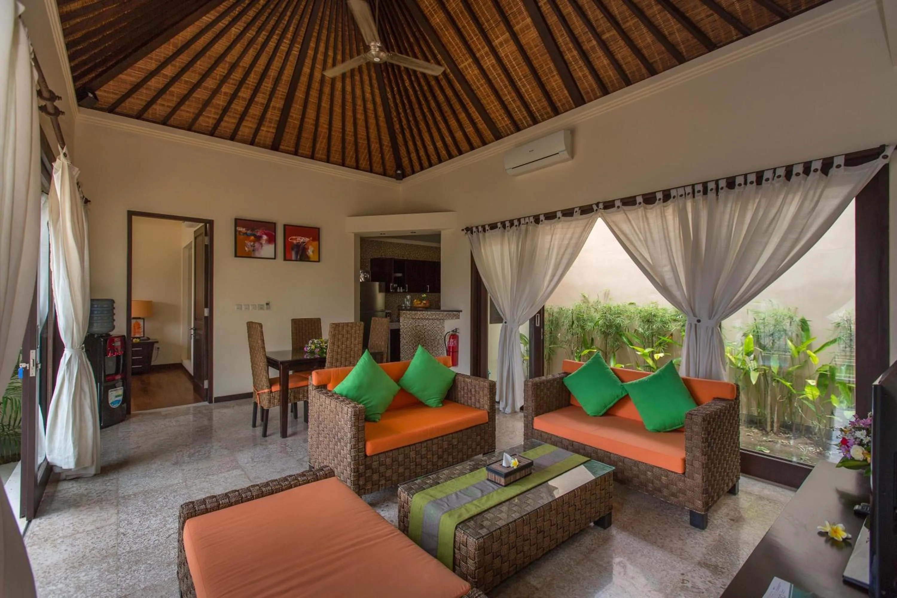 Living room in The Reika Villas by Nagisa Bali