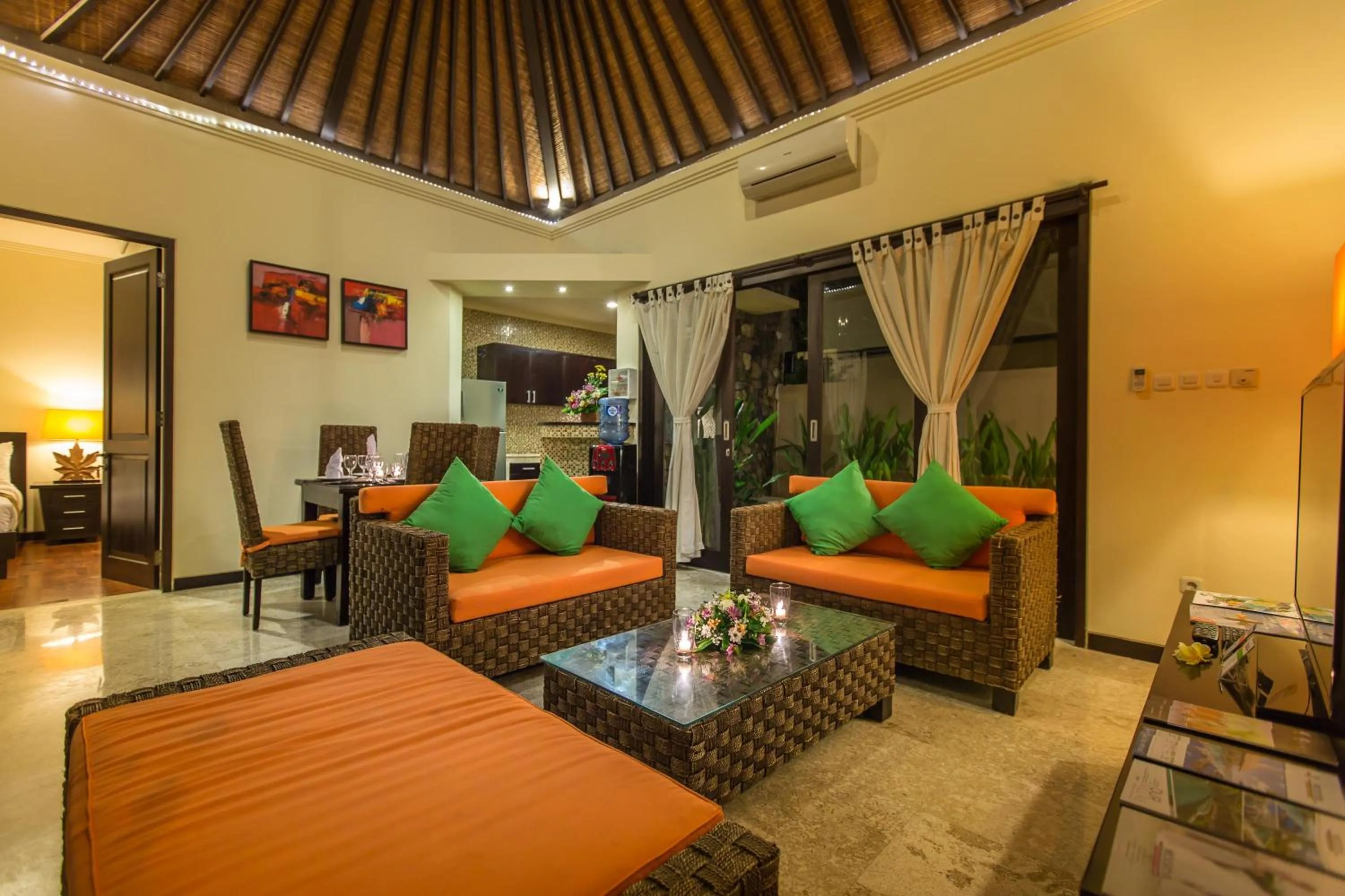 Living room in The Reika Villas by Nagisa Bali