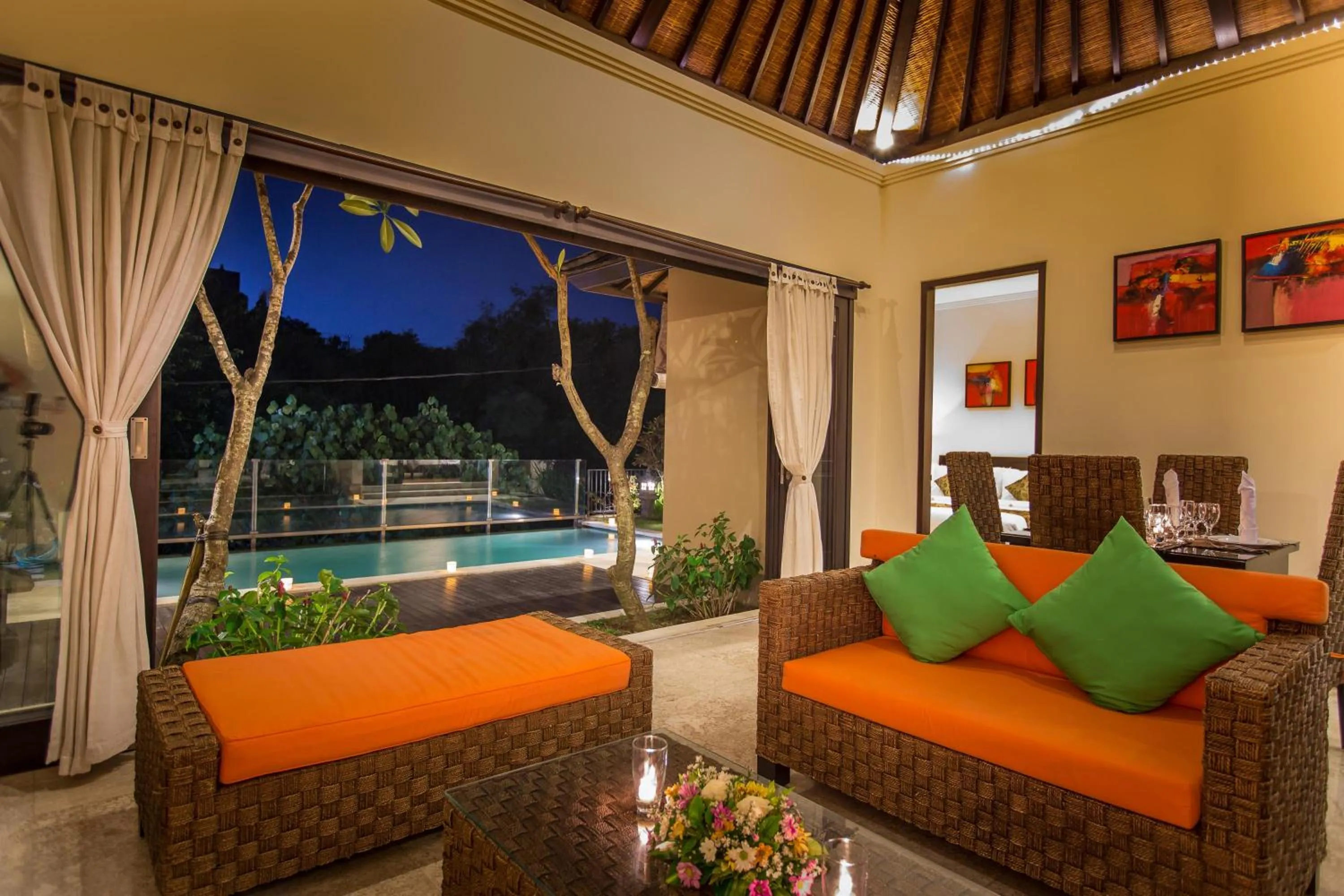 Patio in The Reika Villas by Nagisa Bali