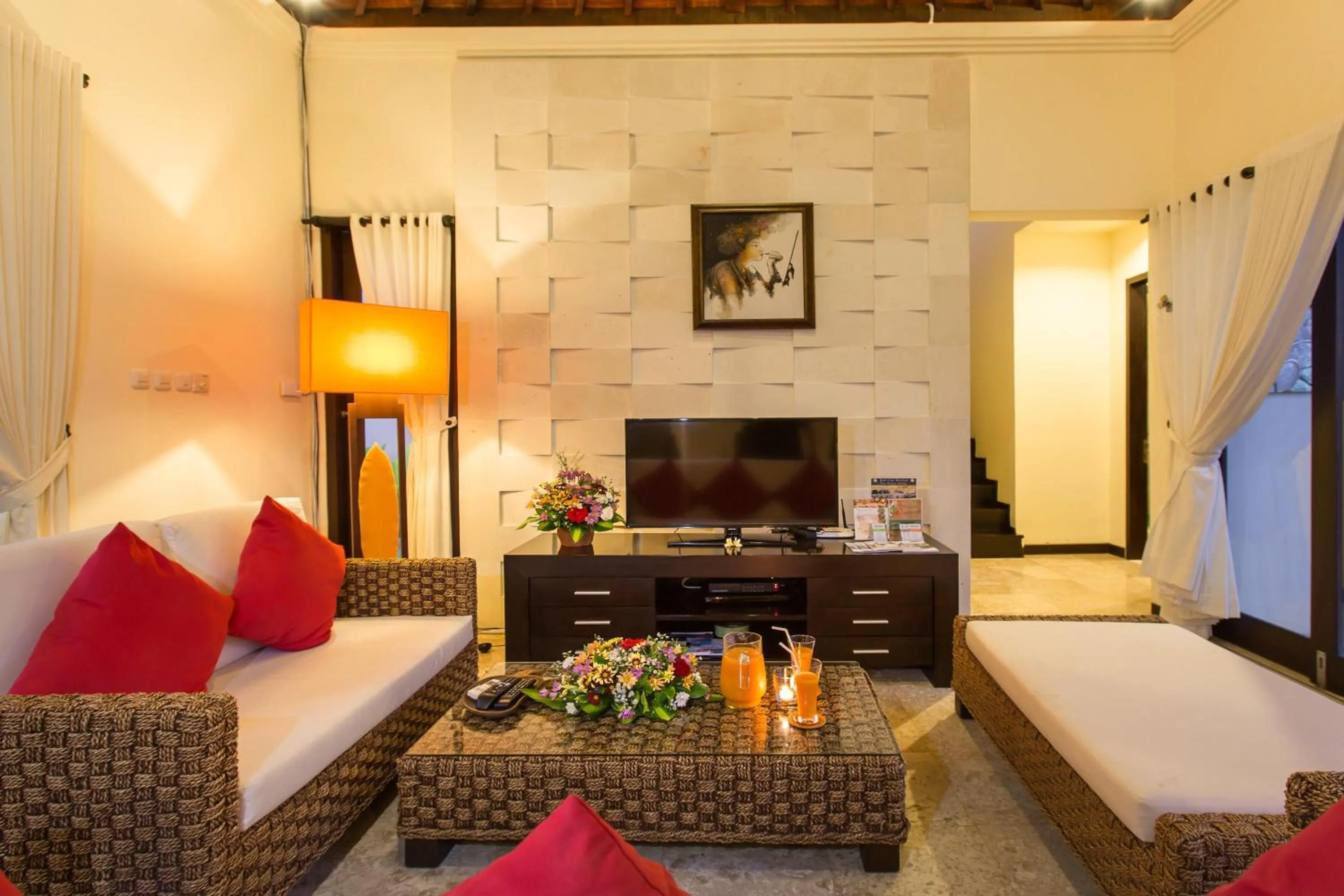 Living room in The Reika Villas by Nagisa Bali