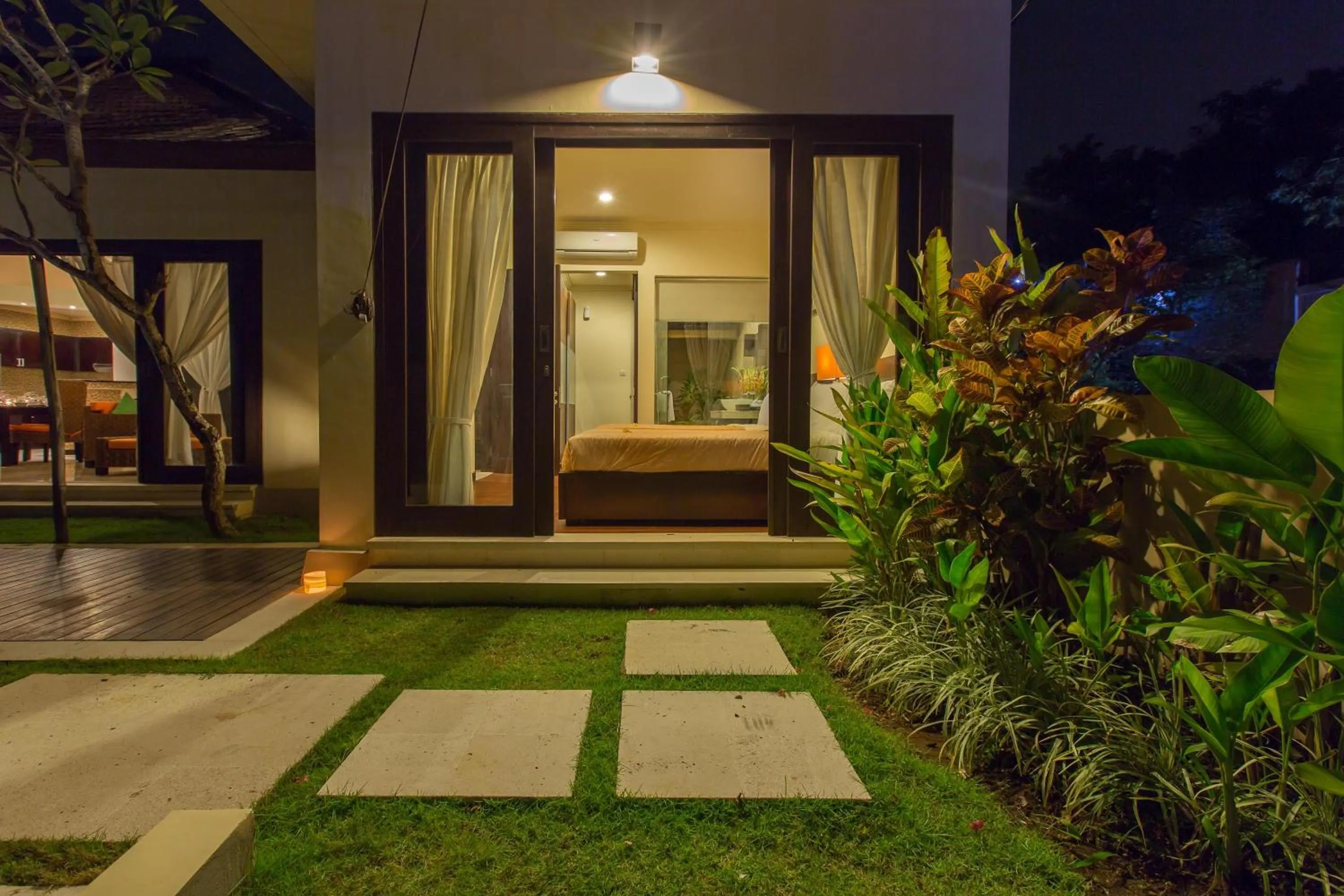 Facade/entrance in The Reika Villas by Nagisa Bali