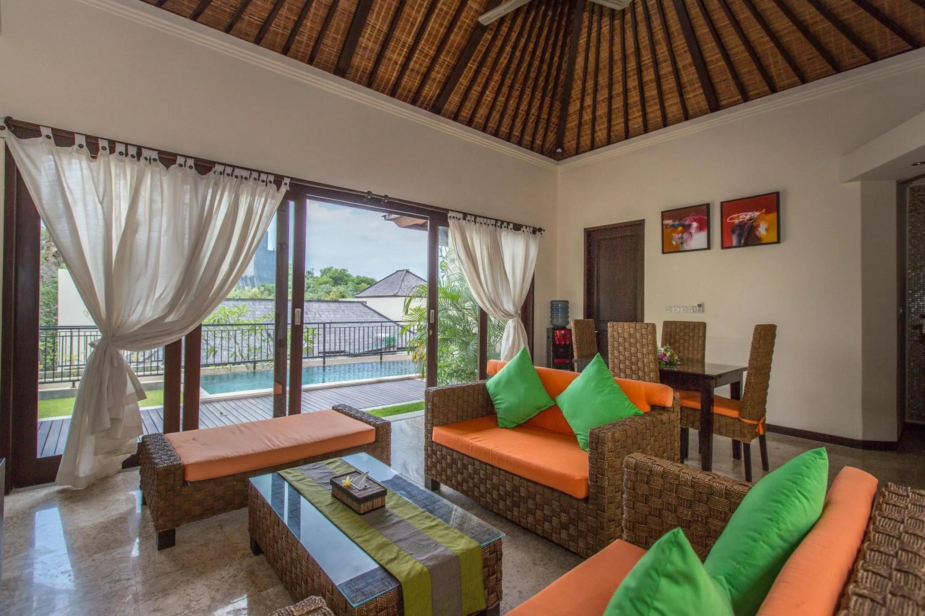 Living room in The Reika Villas by Nagisa Bali