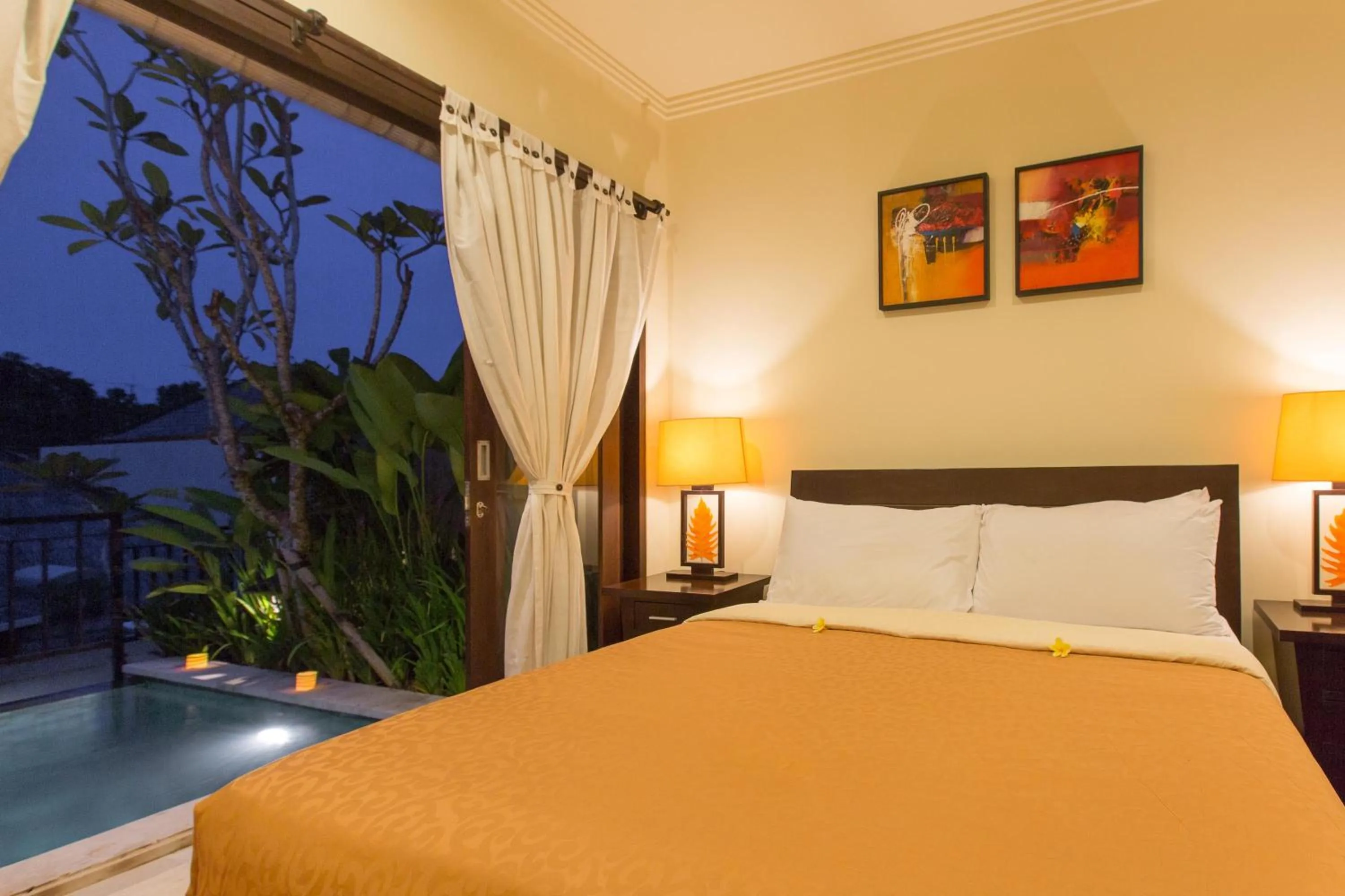 Bed in The Reika Villas by Nagisa Bali