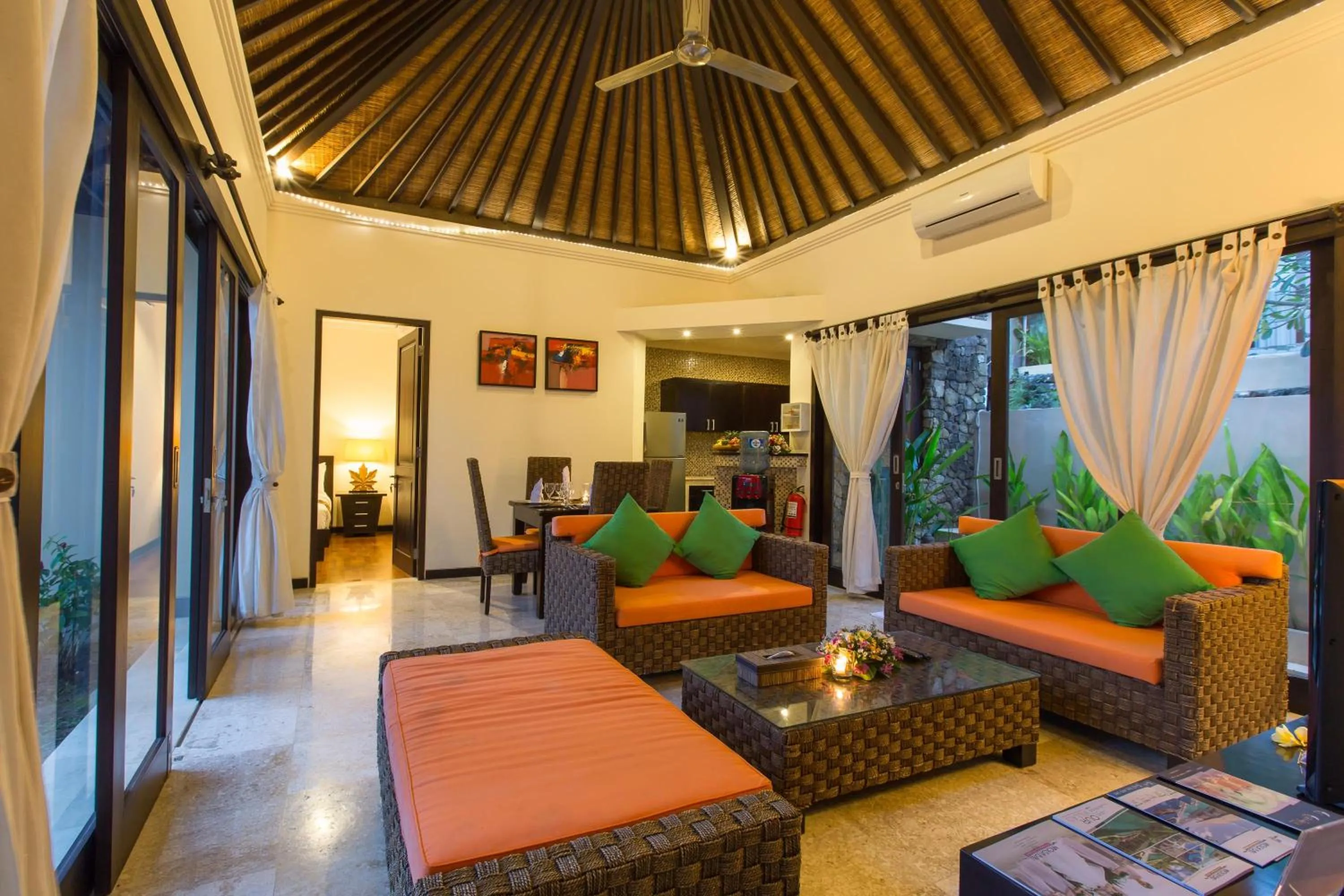 Living room in The Reika Villas by Nagisa Bali