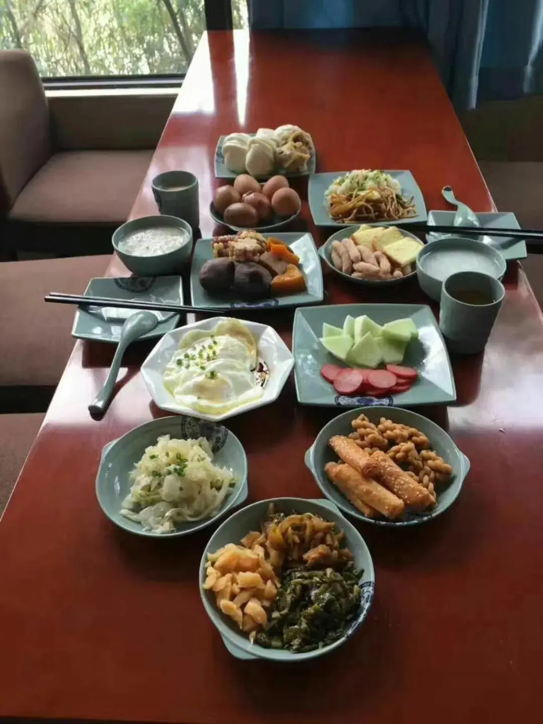 Breakfast in Bo Ai International Hotel Shanghai Pudong Airport Branch-Provide shuttle services to Pudong Airport and Disneyland Breakfast in Bo Ai International Hotel Shanghai Pudong Airport Branch-Provide shuttle services to Pudong Airport and Disneyland