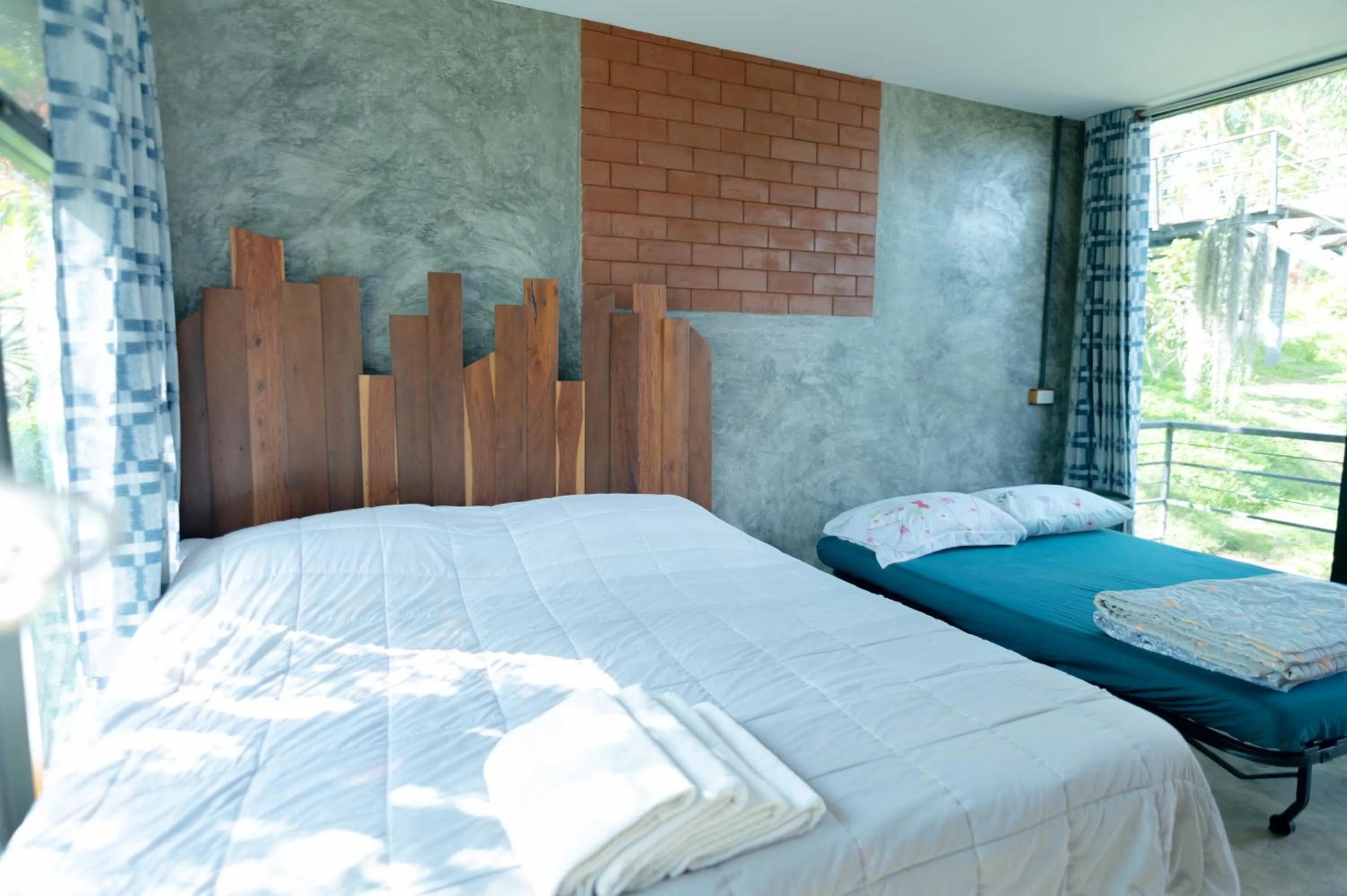 Bed in Ob-Oon Khao Kho Resort