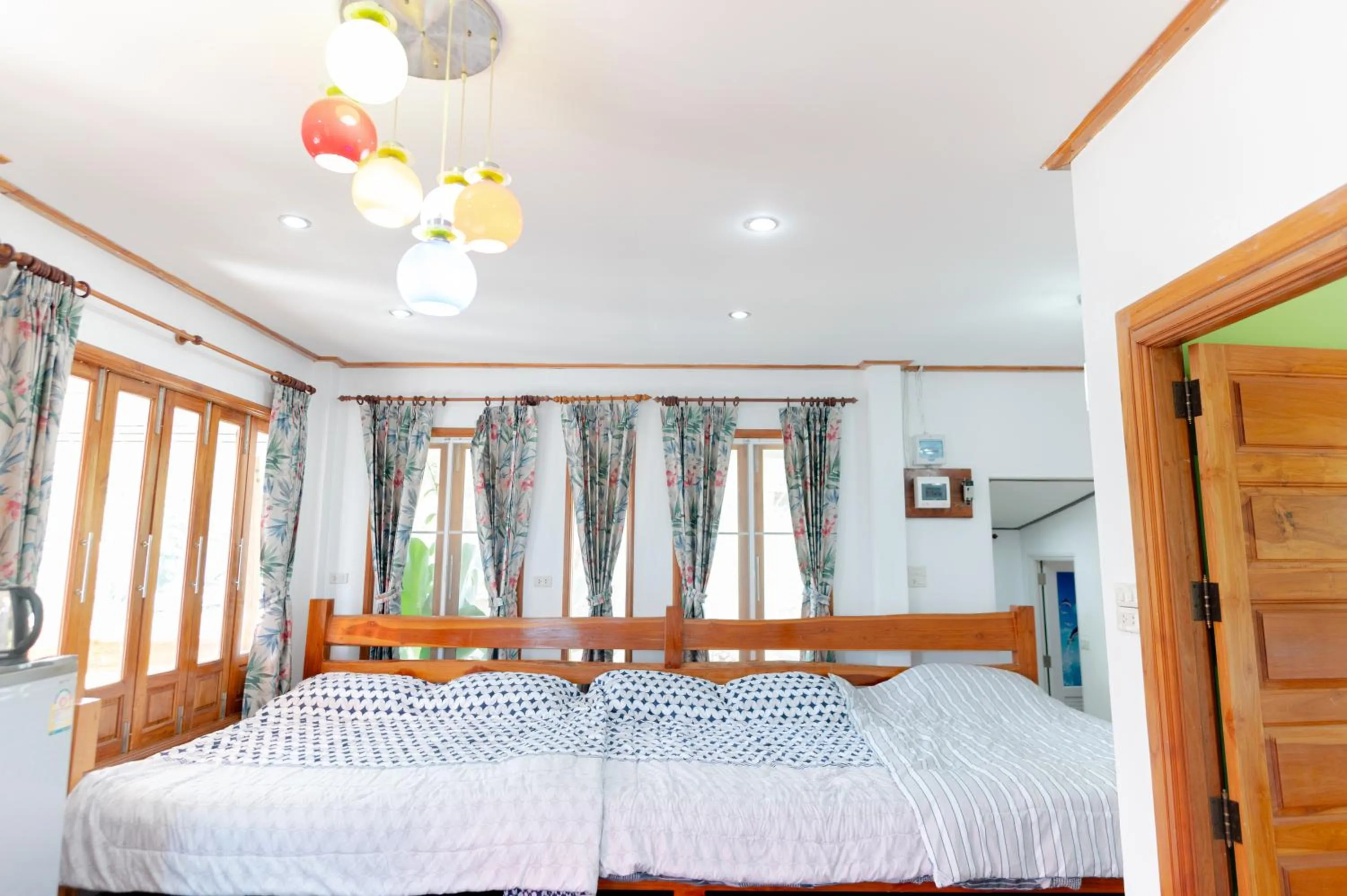 Bed in Ob-Oon Khao Kho Resort