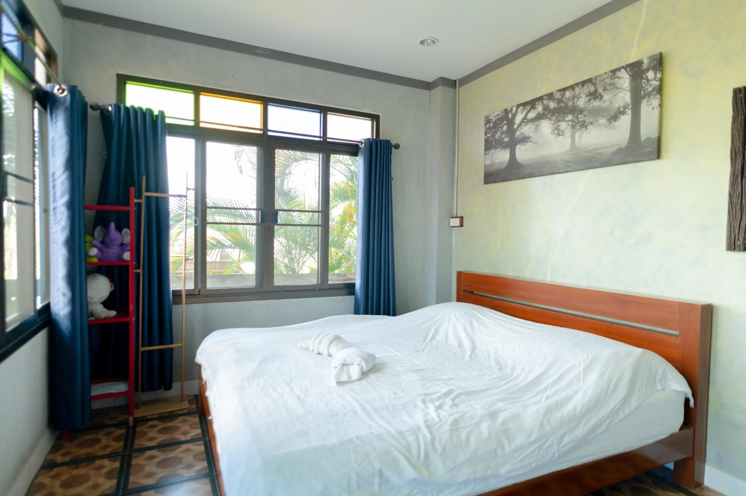 Bed in Ob-Oon Khao Kho Resort