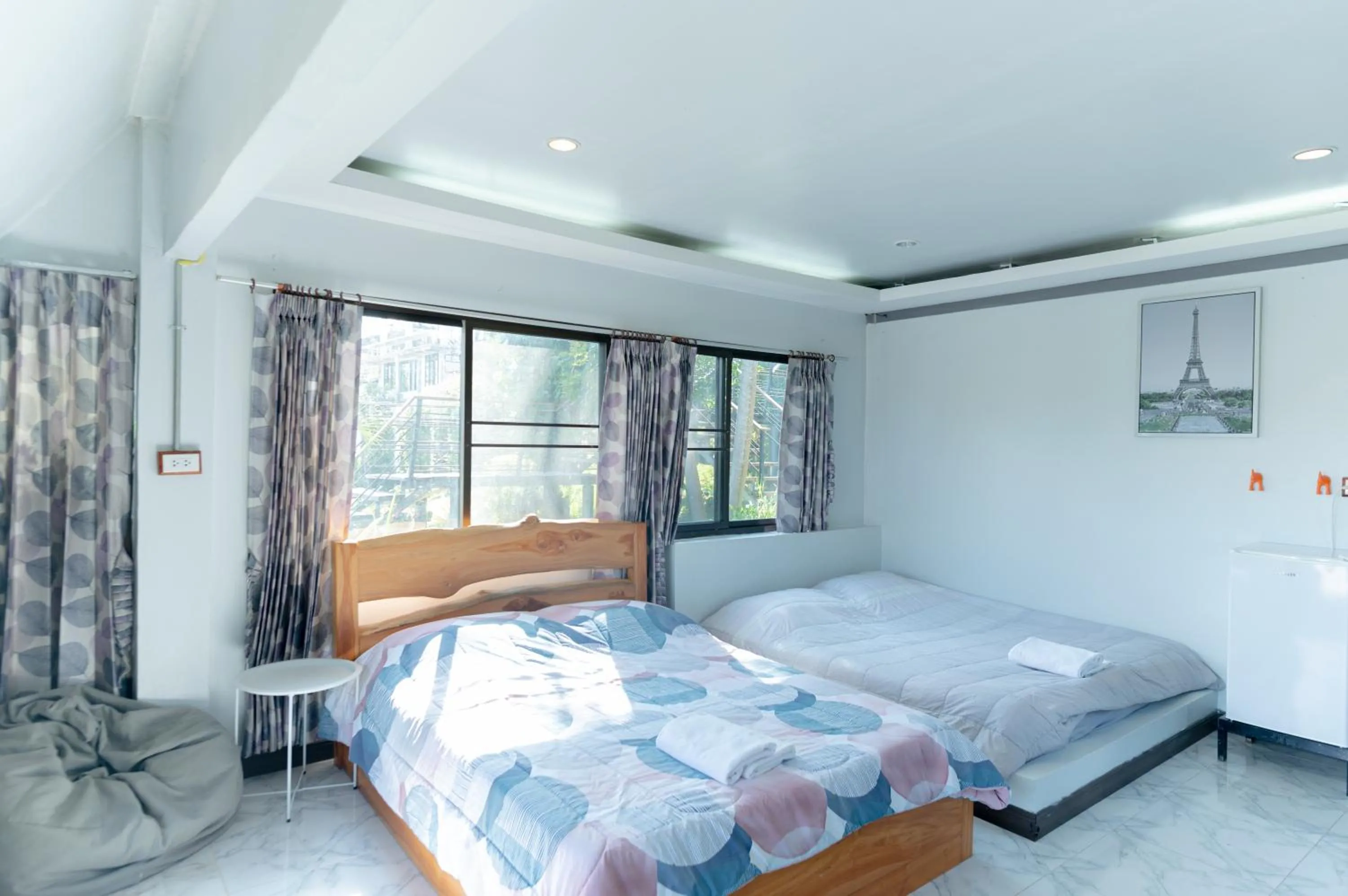 Bed in Ob-Oon Khao Kho Resort