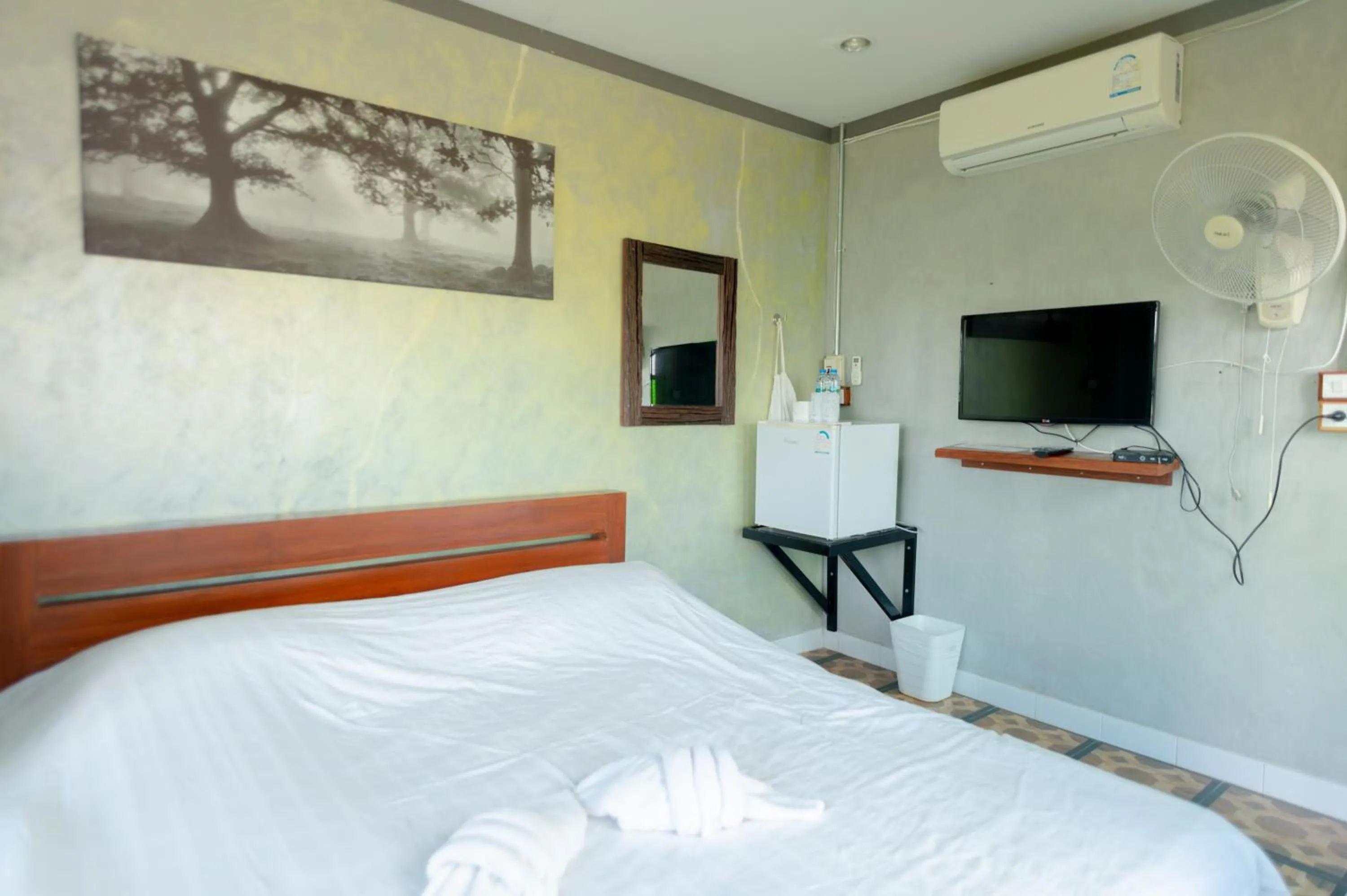 Bed in Ob-Oon Khao Kho Resort