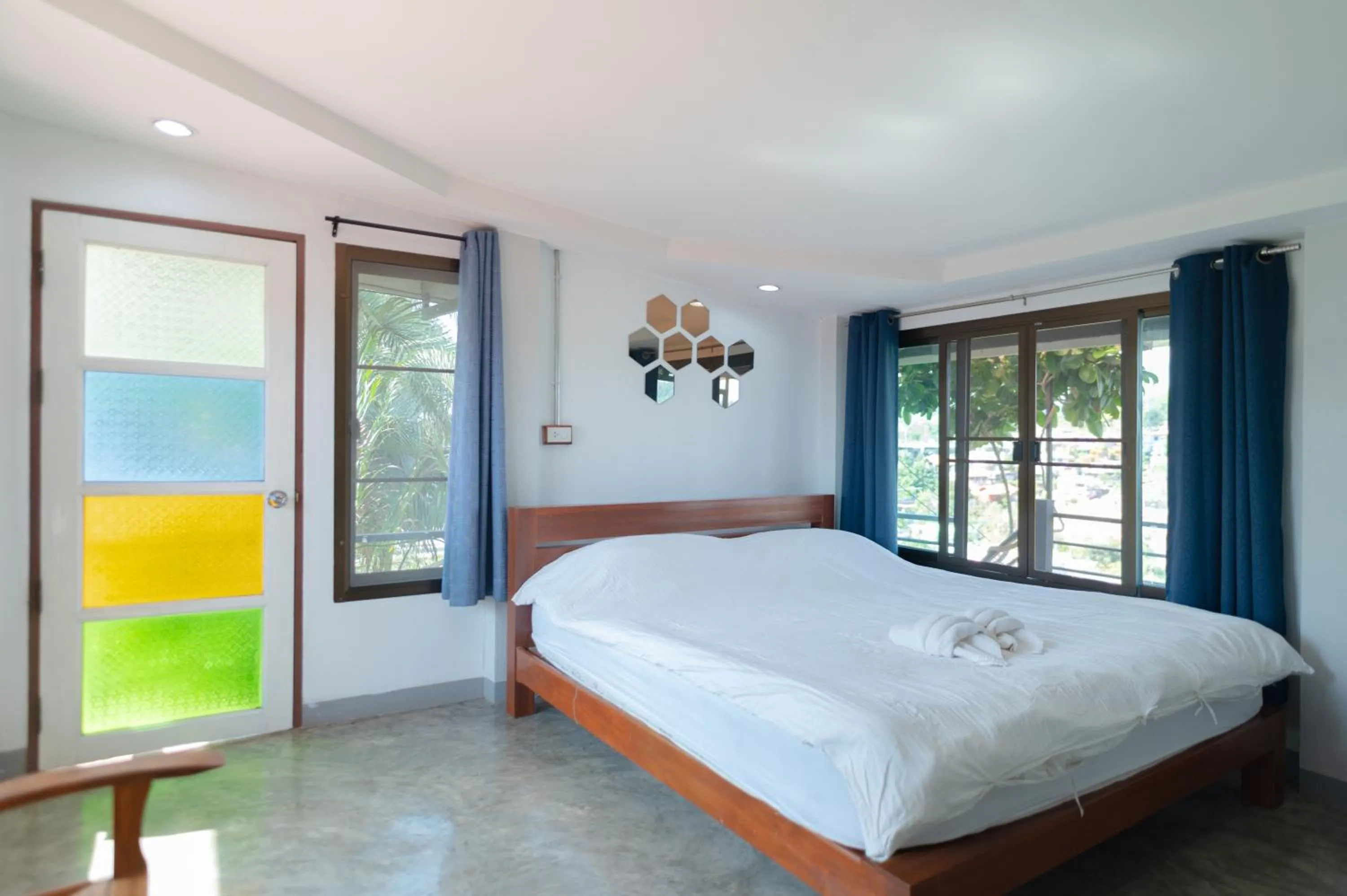Bed in Ob-Oon Khao Kho Resort