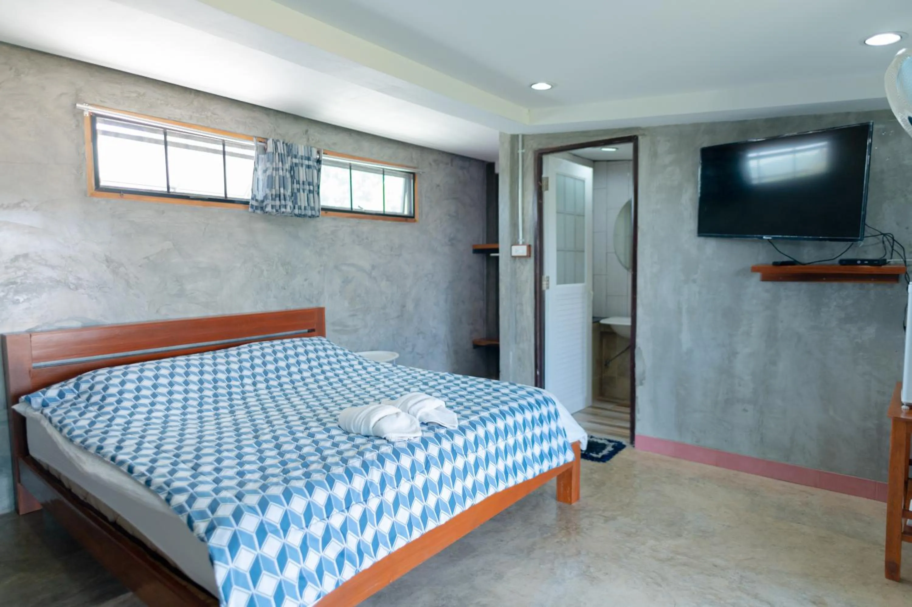 Bed in Ob-Oon Khao Kho Resort